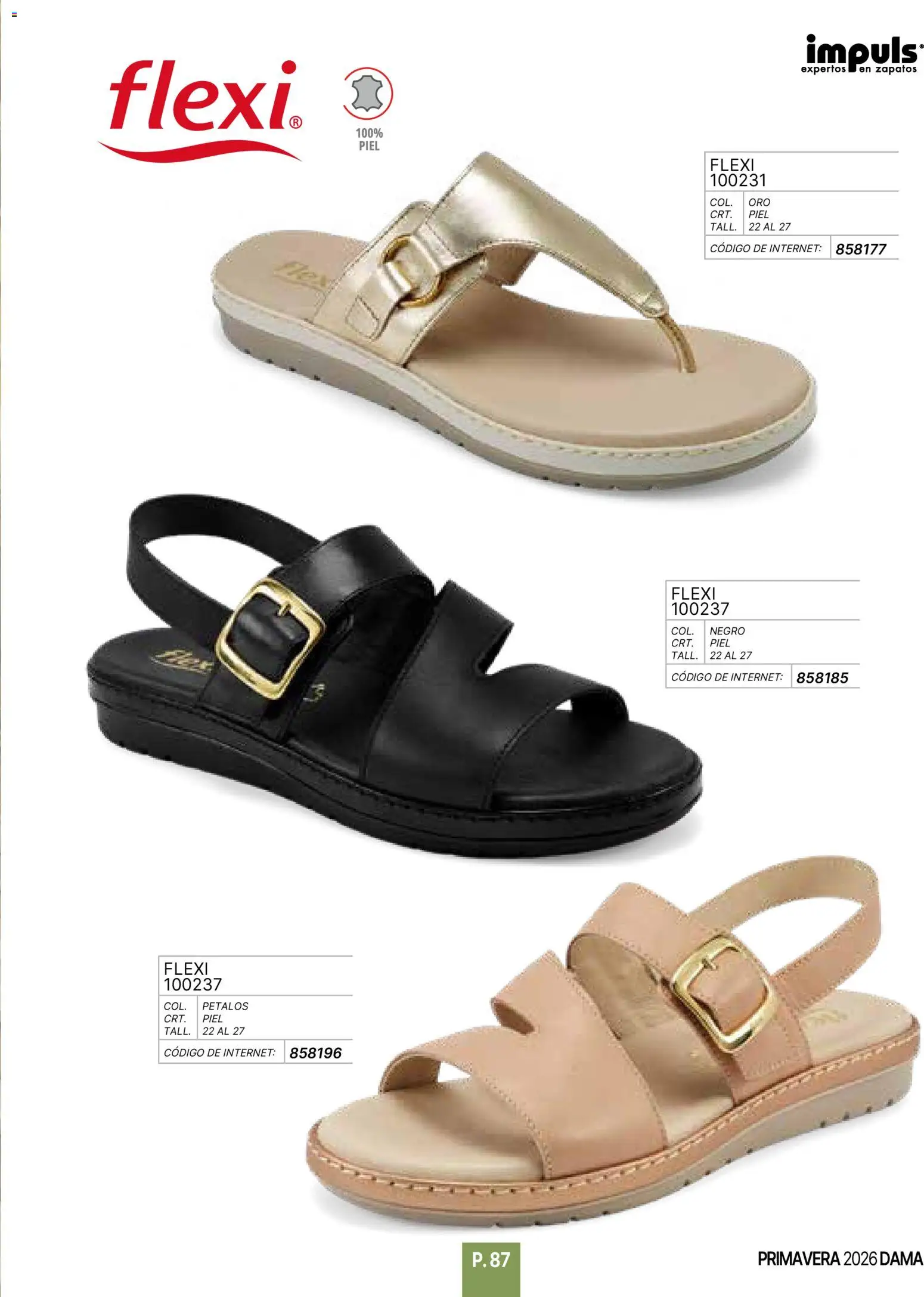 Vista previa las ofertas de la tienda Impuls - Catálogo Primavera desde el 01/01/2026 - Zapatos