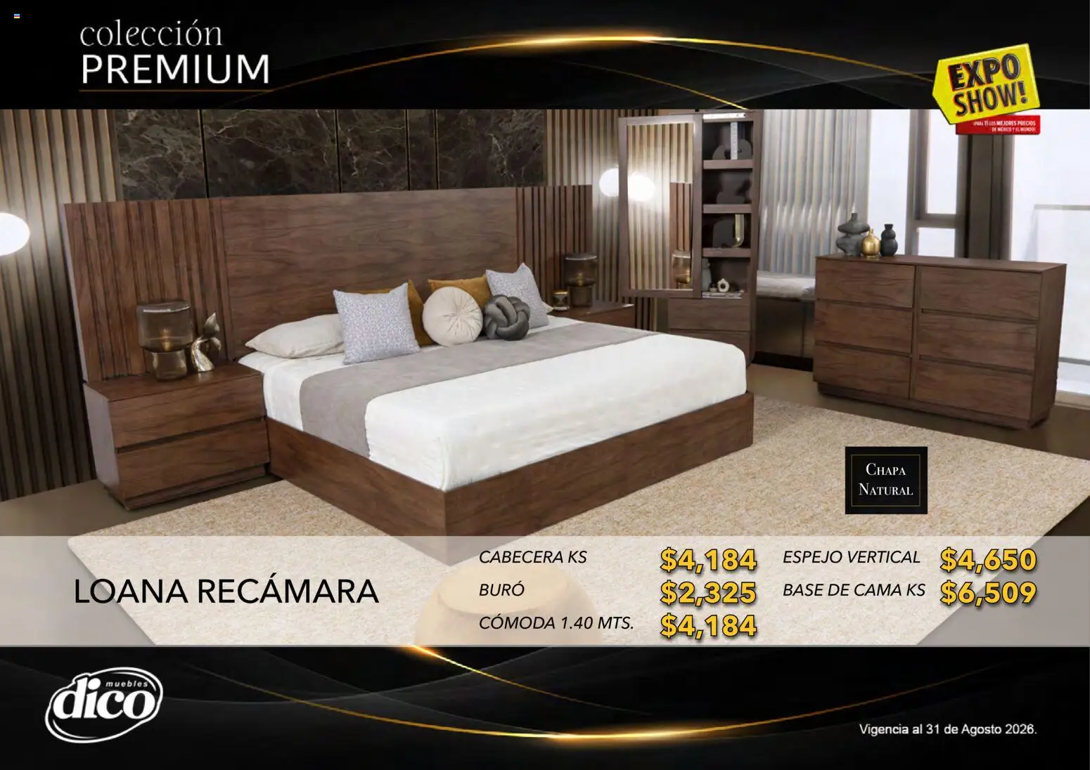 Vista previa las ofertas de la tienda Muebles Dico - Muebles Dico catálogo Colección Premium desde el 01/08/2026 