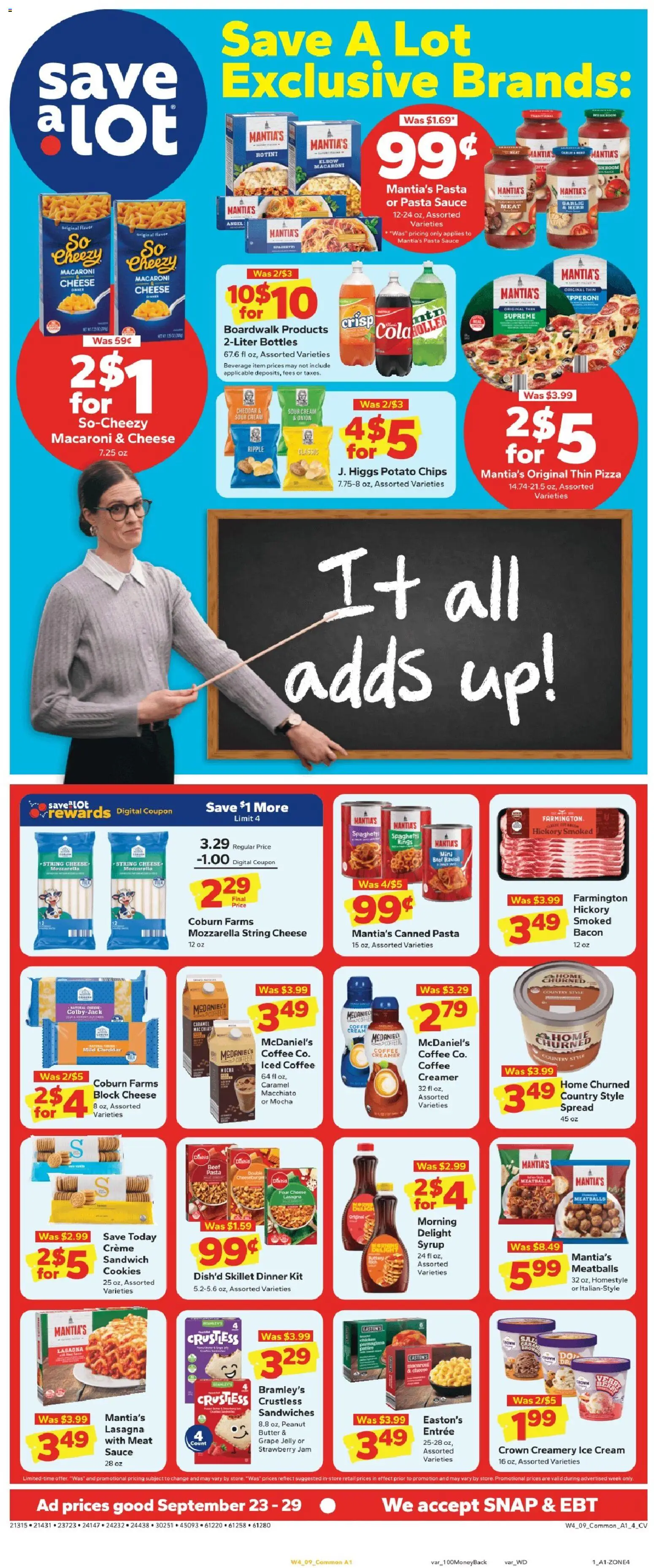 Ad Preview of Save a Lot Save a Lot Weekly Ad from 09/23/2026
