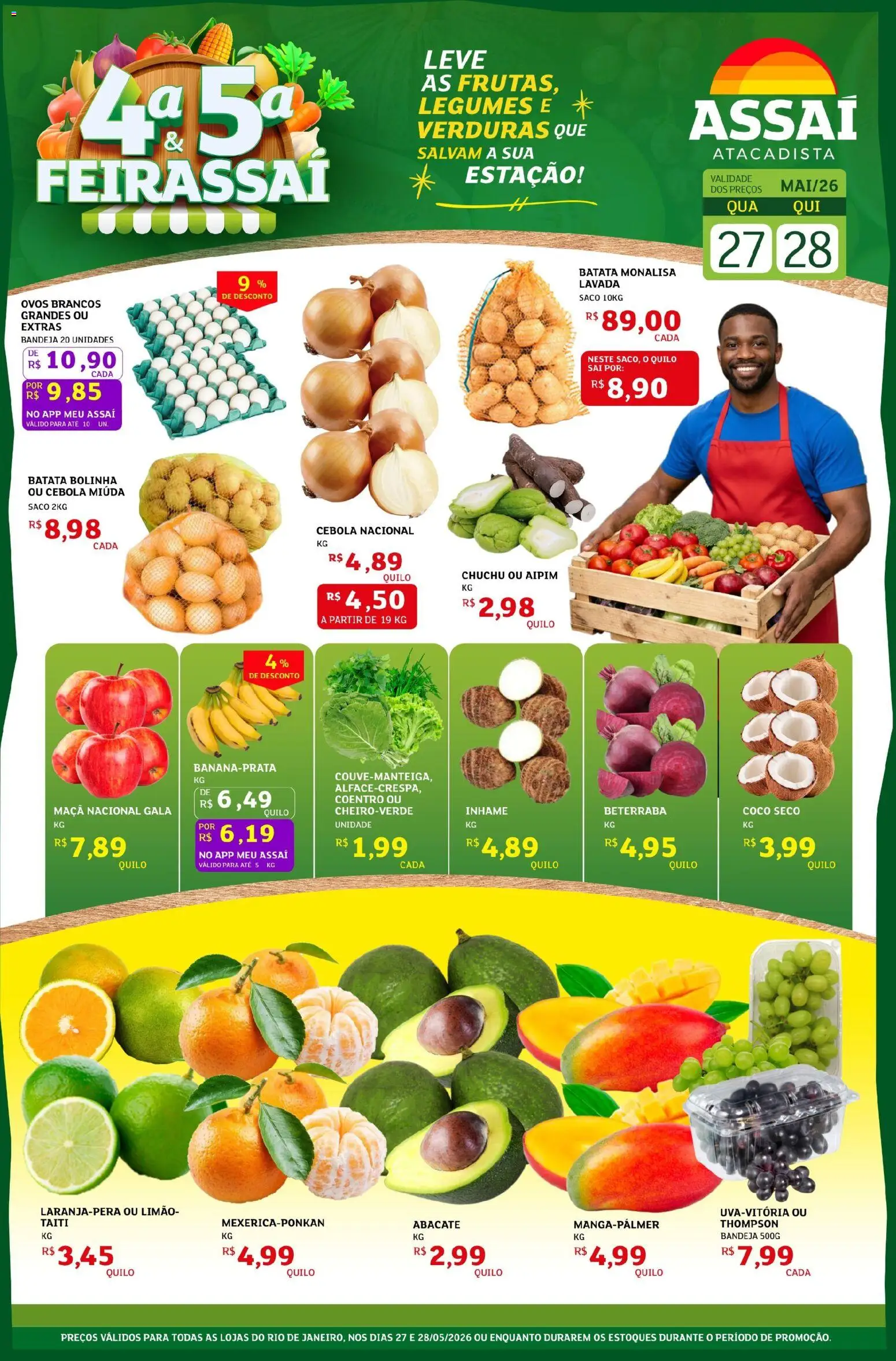 Pré-Visualização do folheto "Assaí Atacadista ofertas - RJ" da loja Assaí Atacadista válido a partir de 27/05/2026