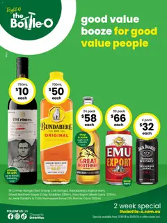 Preview of catalogue The Bottle-O catalogue Armadale from shop The Bottle-O valid 12/10/2026