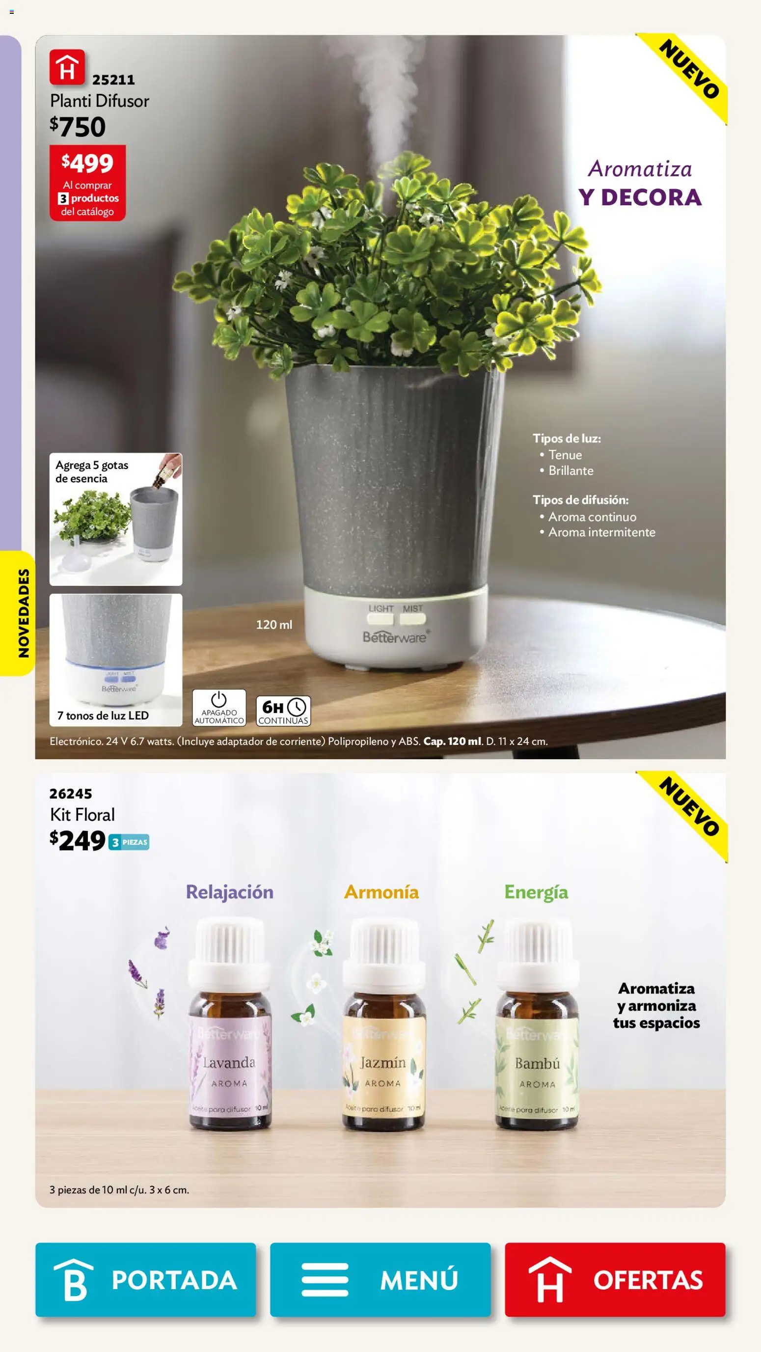 Vista previa las ofertas de la tienda Betterware - Betterware campaña 8 2026 desde el 03/08/2026 