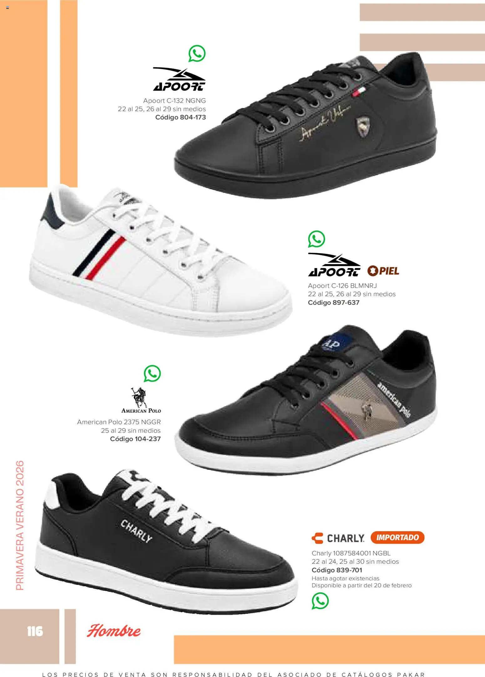 Vista previa las ofertas de la tienda SC Pakar - Catálogo Hombre desde el 30/01/2026 