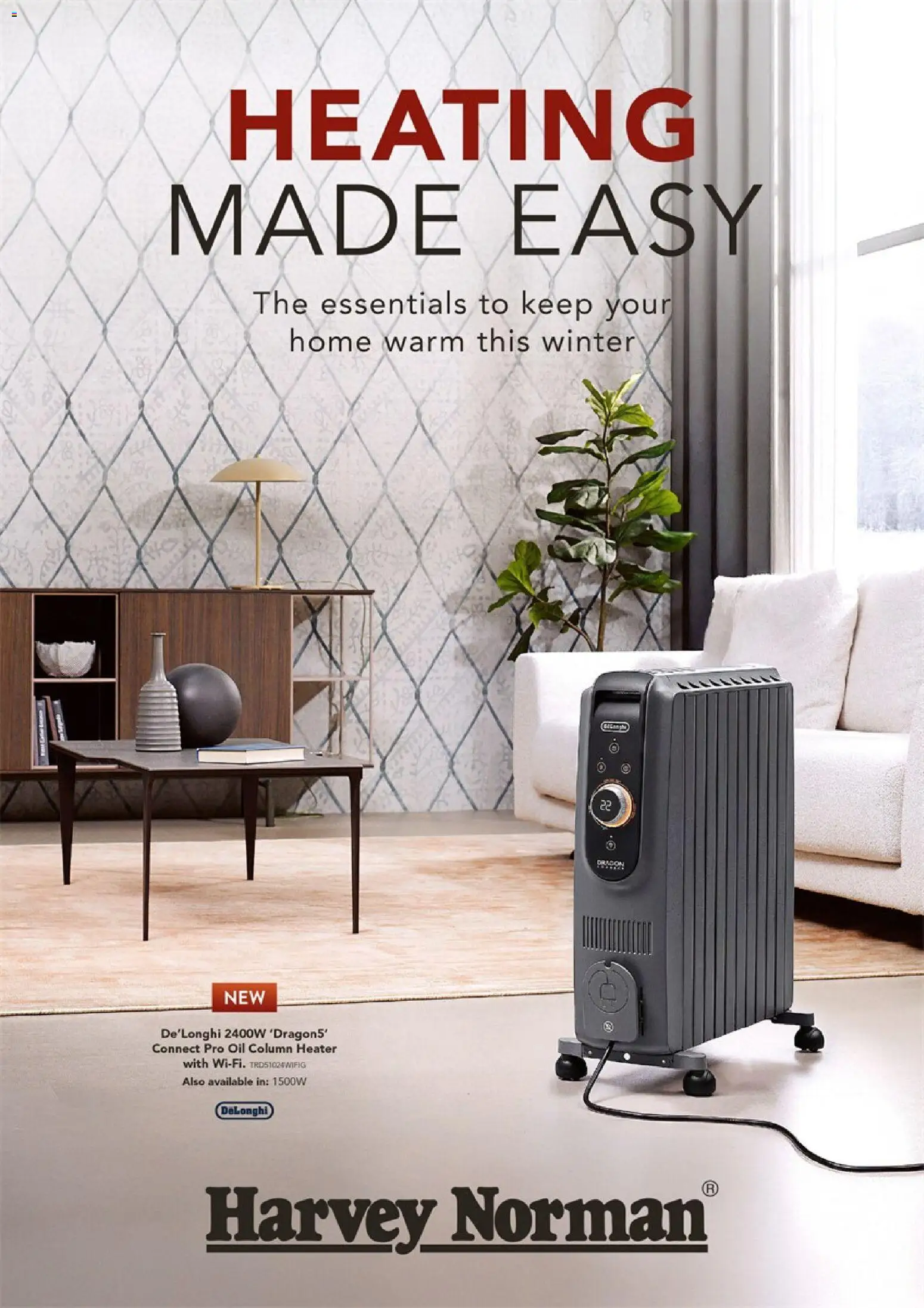 Preview of catalogue Harvey Norman Heating Made Easy from shop Harvey Norman valid 21/04/2026 - Heater, Oil