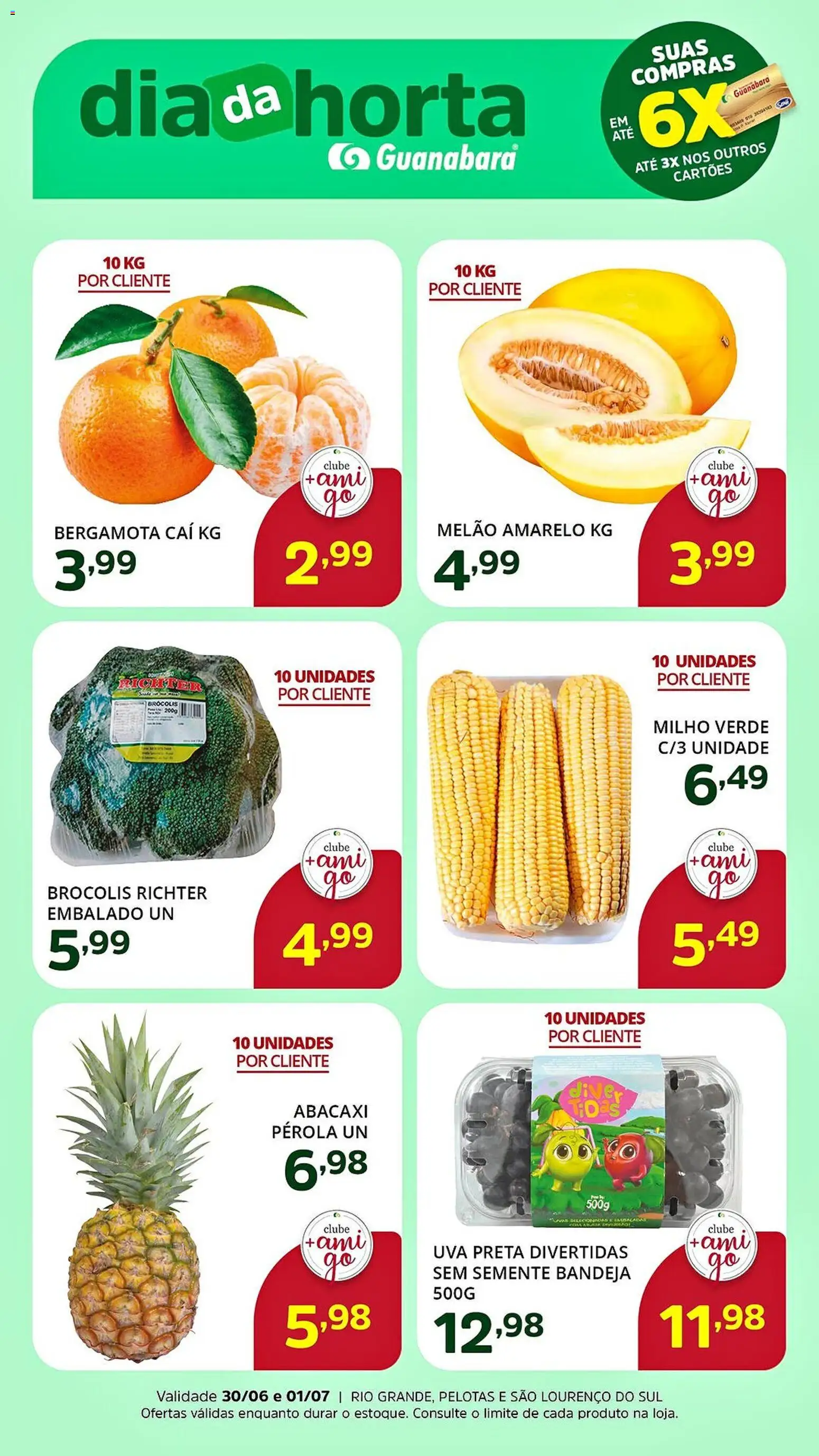 Pré-Visualização do folheto "Supermercado Guanabara - Ofertas da semana" da loja Supermercado Guanabara válido a partir de 30/06/2026