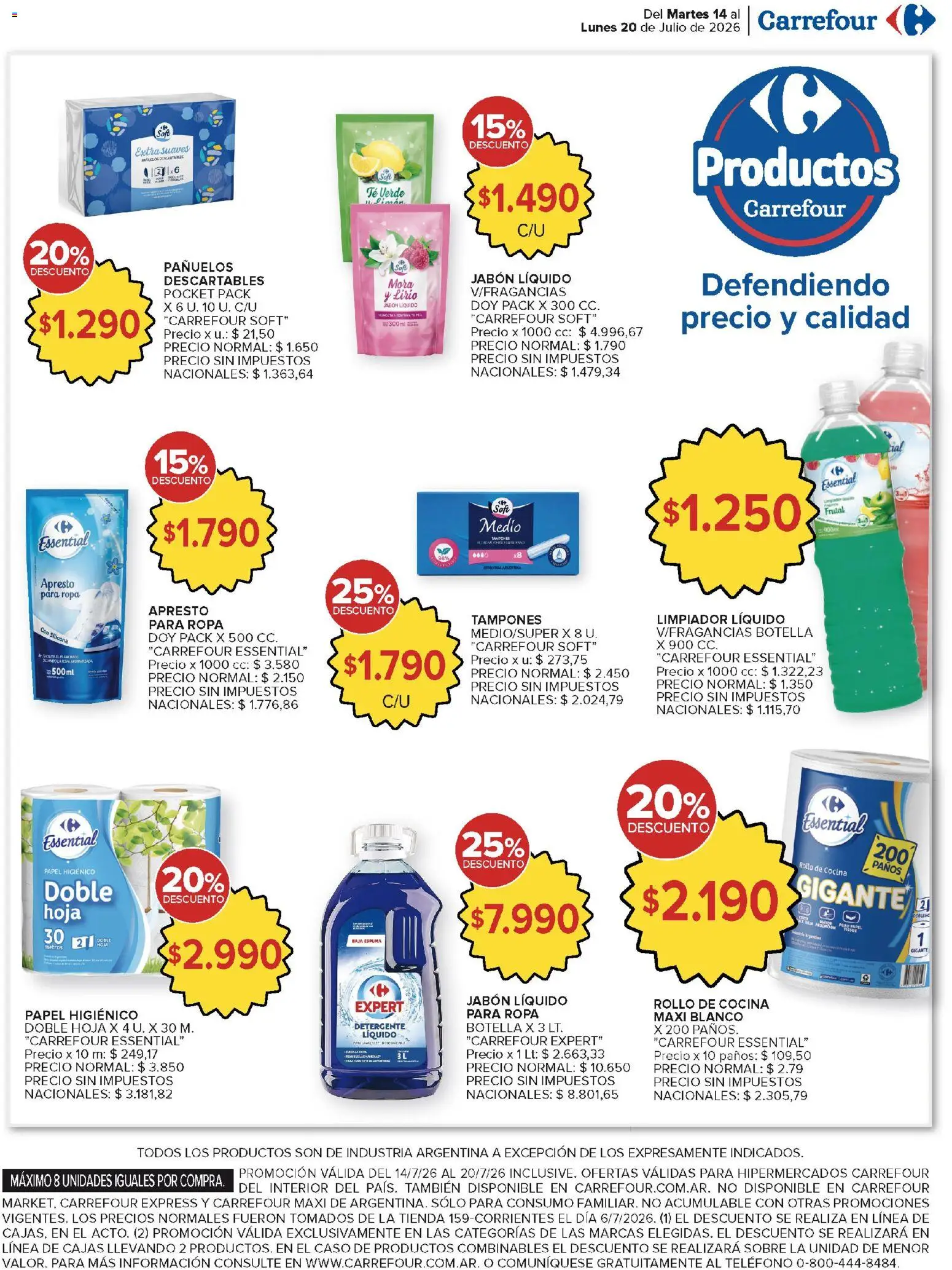 Vista previa del folleto de la tienda Carrefour válido desde el 14/07/2026 