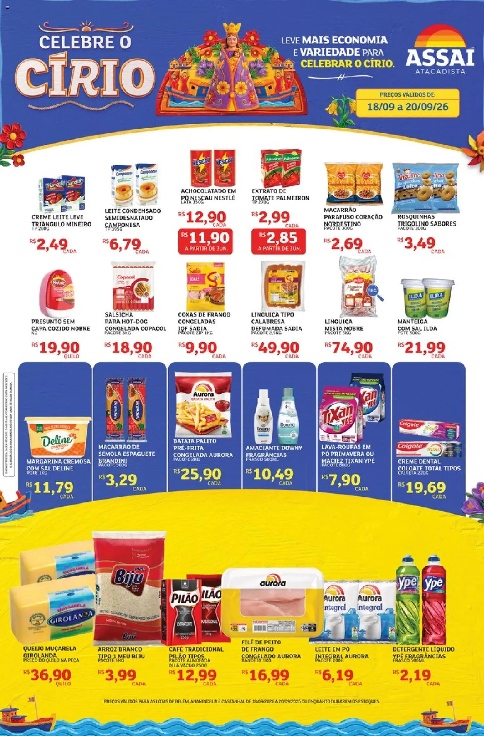 Pré-Visualização do folheto "Assaí Atacadista ofertas - PA" da loja Assaí Atacadista válido a partir de 18/09/2026