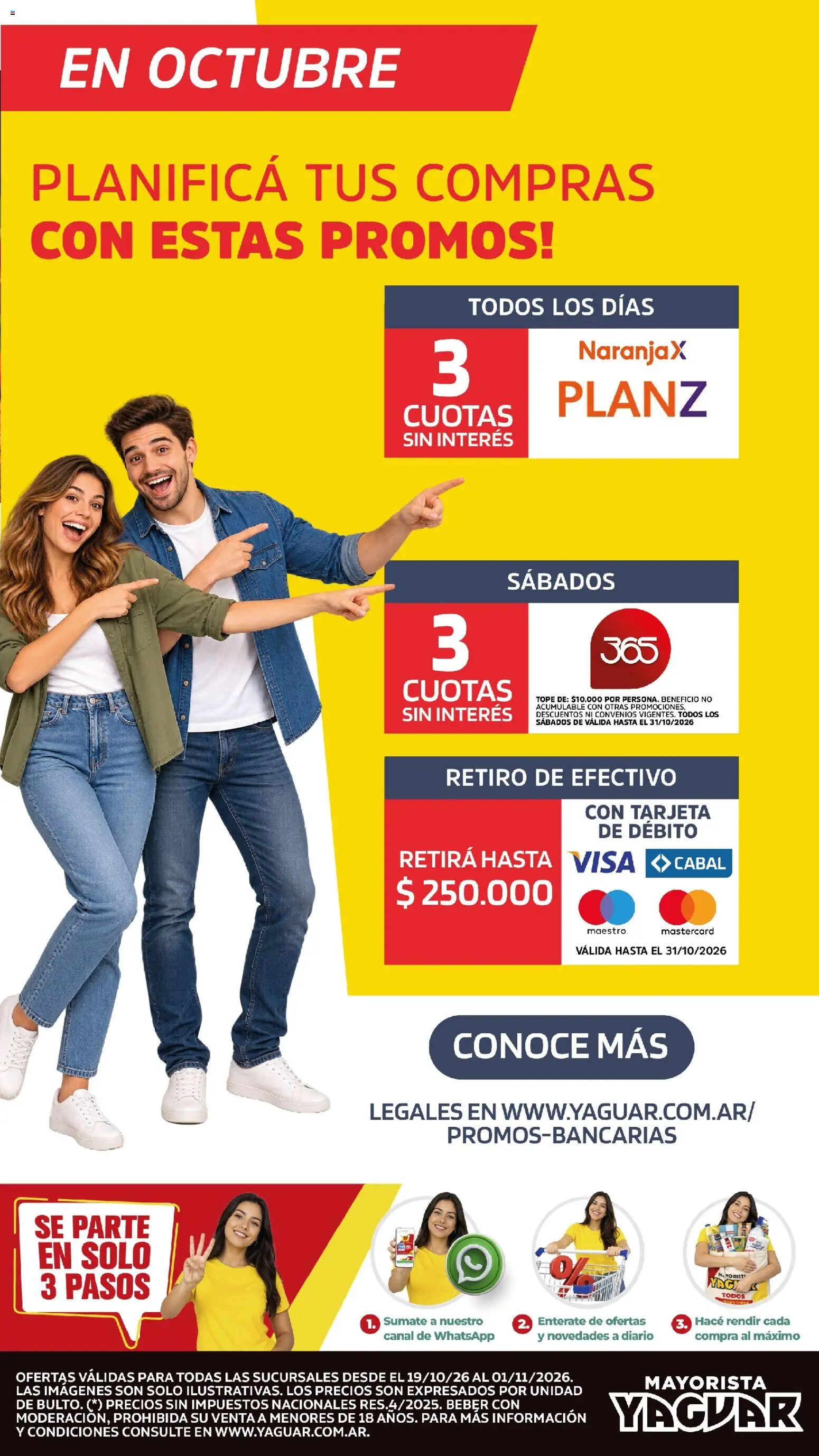 Vista previa del folleto de la tienda Yaguar válido desde el 19/10/2026 