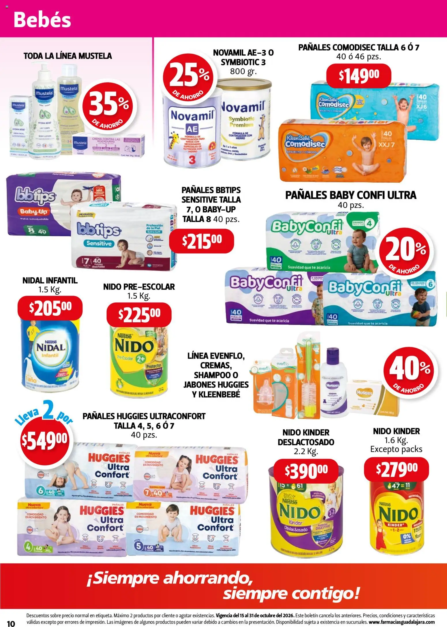 Vista previa las ofertas de la tienda Farmacia Guadalajara - Farmacia Guadalajara catálogo desde el 15/10/2026 