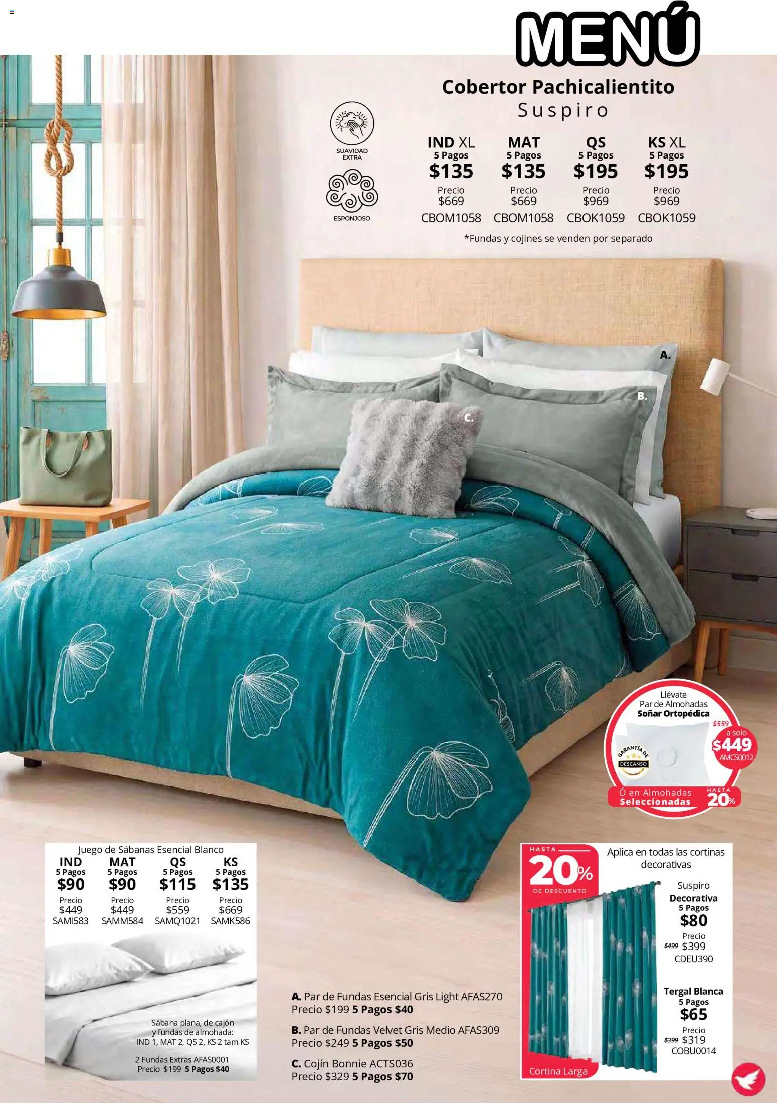 Vista previa las ofertas de la tienda Colchas Concord - Colchas Concord catálogo Colección Cobertor Calor de Hogar desde el 15/10/2026 