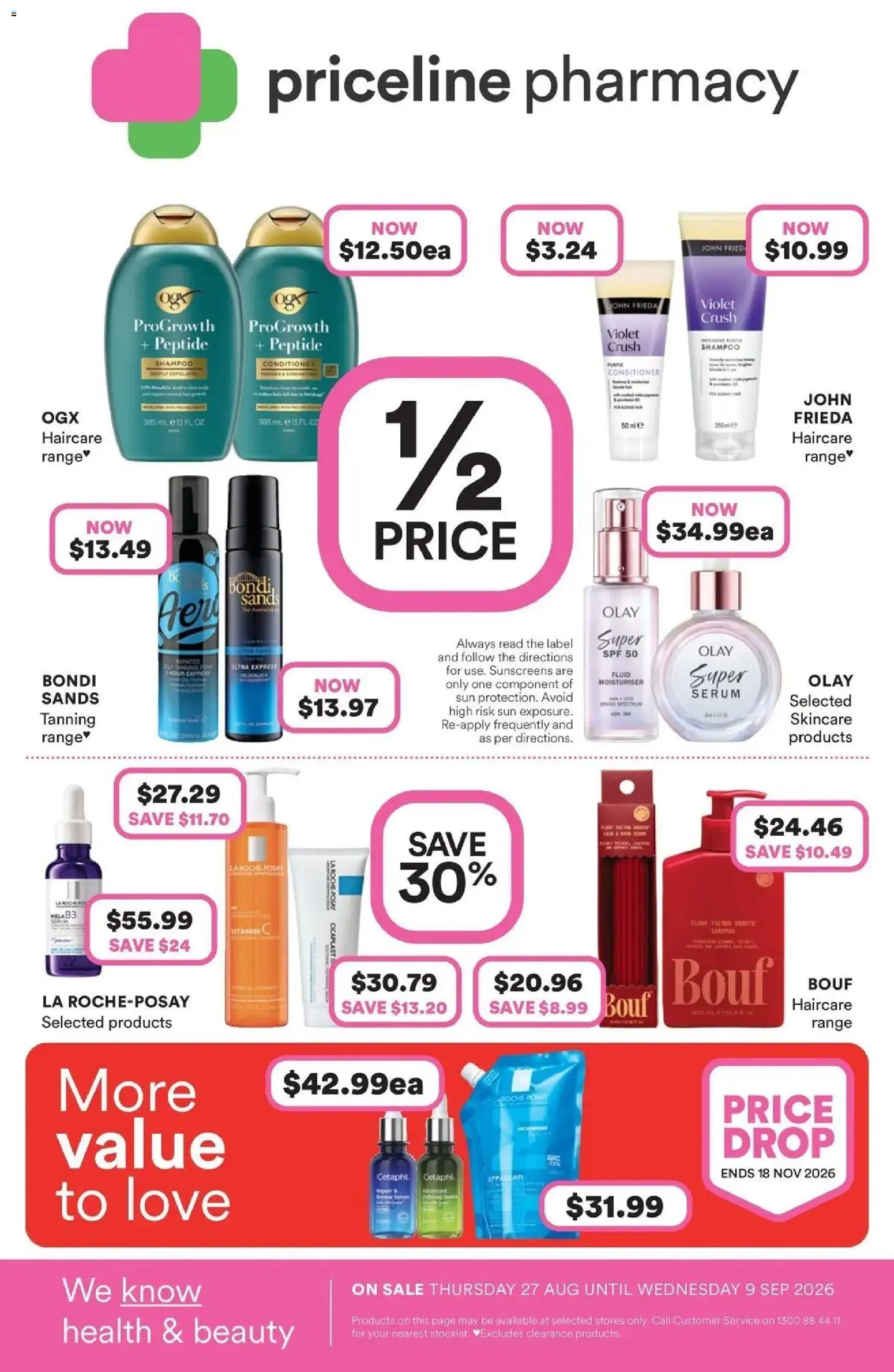 Preview of catalogue Priceline Pharmacy catalogue Wollongong from shop Priceline Pharmacy valid 27/08/2026