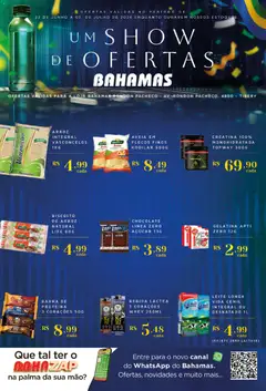 Pré-Visualização do folheto "Bahamas Supermercados ofertas Show" da loja Bahamas Supermercados válido a partir de 22/06/2026
