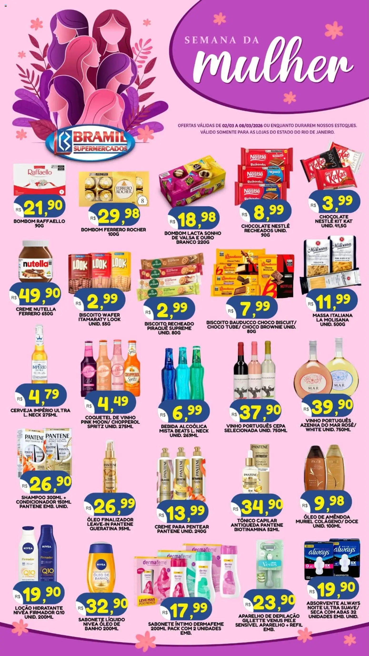 Bramil Supermercados Bramil Supermercados ofertas Semana da Mulher (de ...