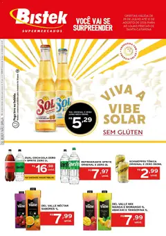 Pré-Visualização do folheto "Bistek Supermercados ofertas Femsa" da loja Bistek Supermercados válido a partir de 29/07/2026