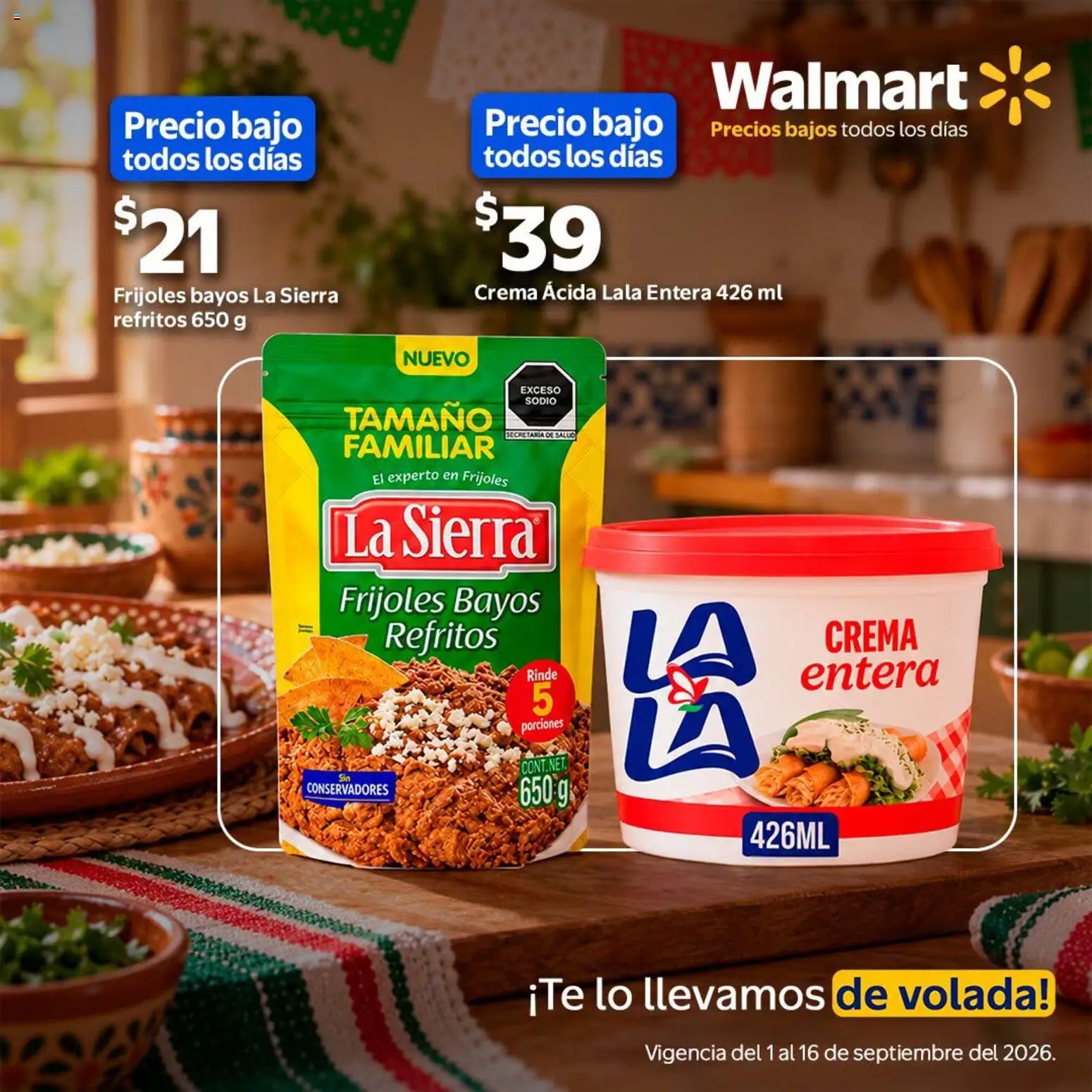 Vista previa las ofertas de la tienda Walmart - Walmart Empieza a preparar el Grito desde hoi desde el 01/09/2026 