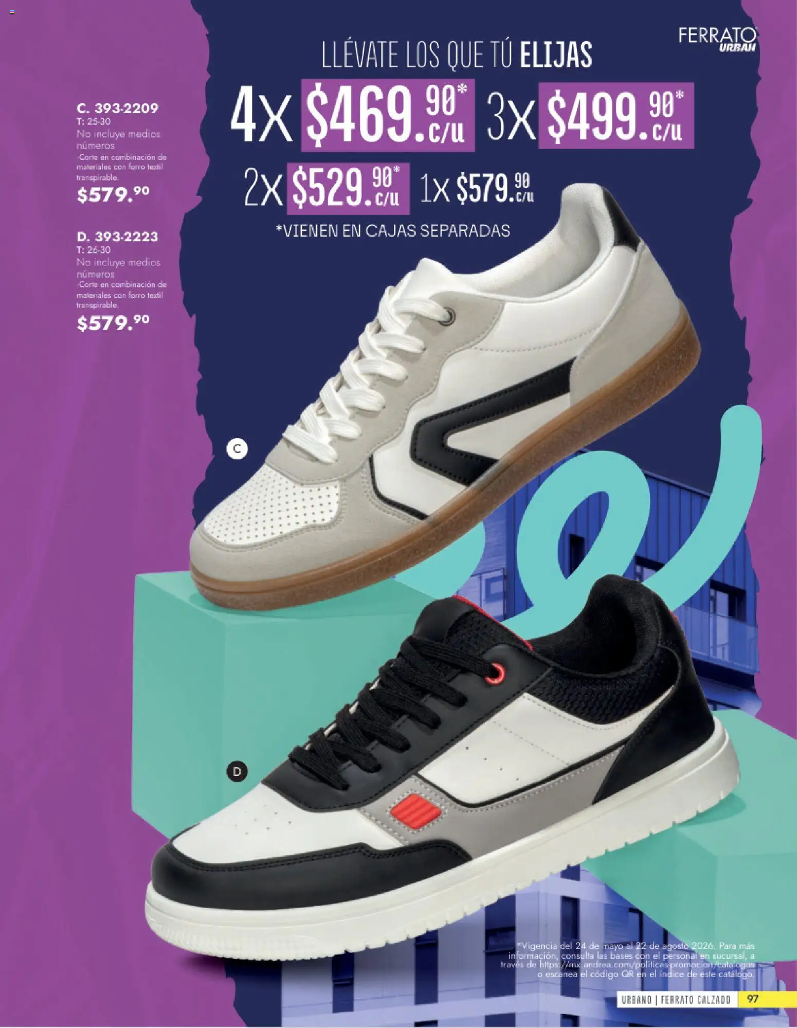 Vista previa las ofertas de la tienda Andrea - Andrea catálogo Calzado Caballero desde el 24/05/2026 