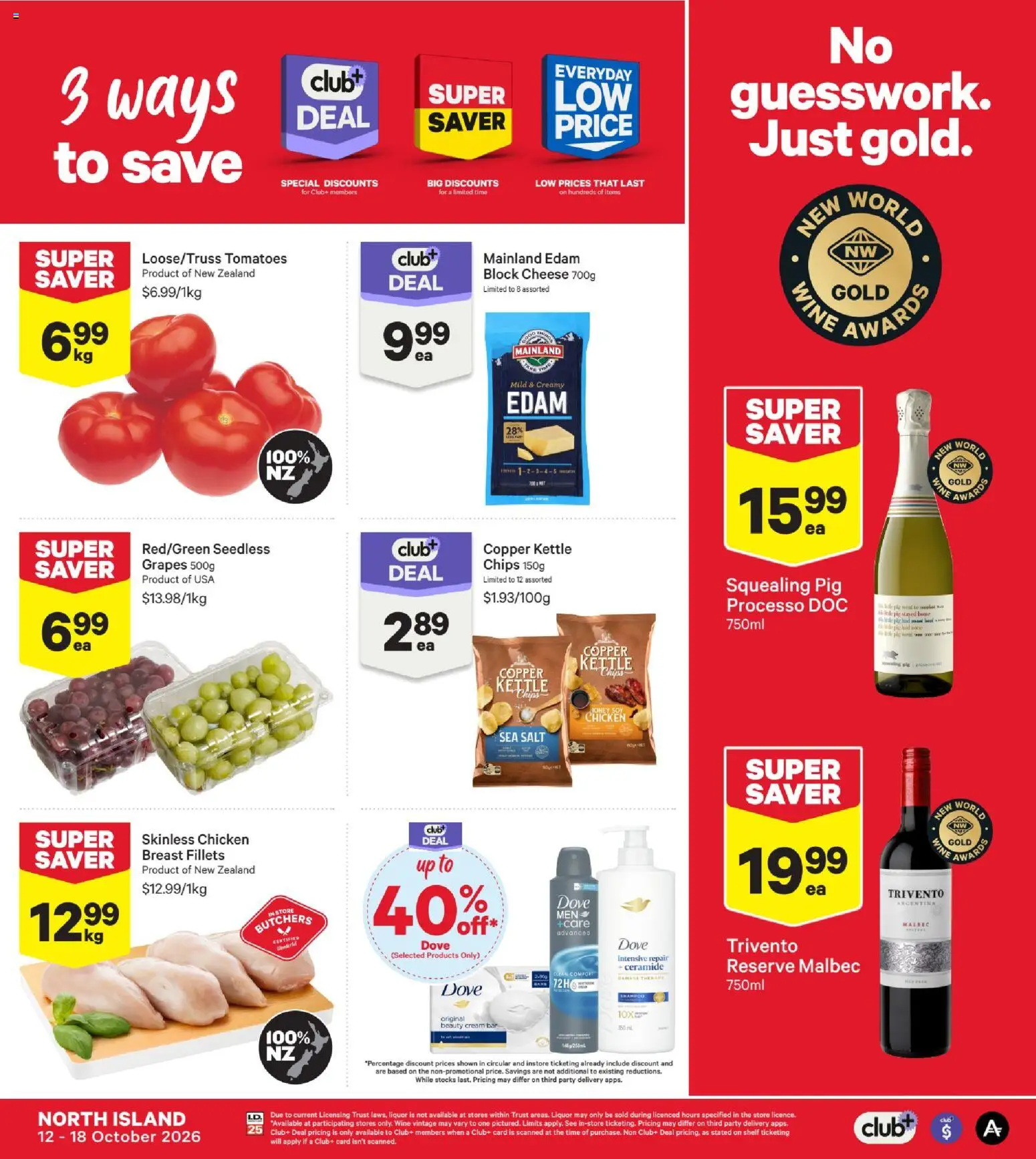 Preview of catalogue New World catalogue from shop New World valid 12 Oct 2026