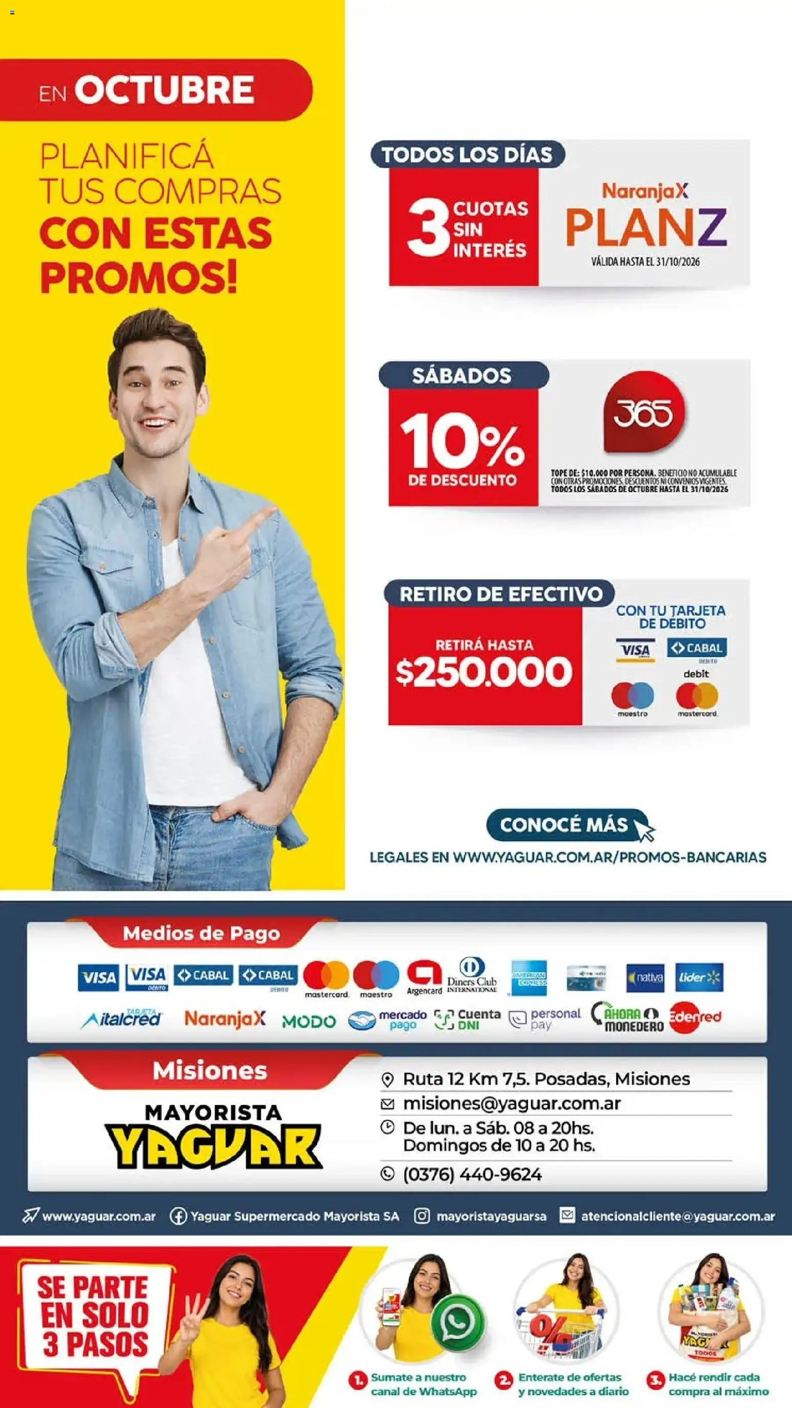Vista previa del folleto de la tienda Yaguar válido desde el 26/10/2026 