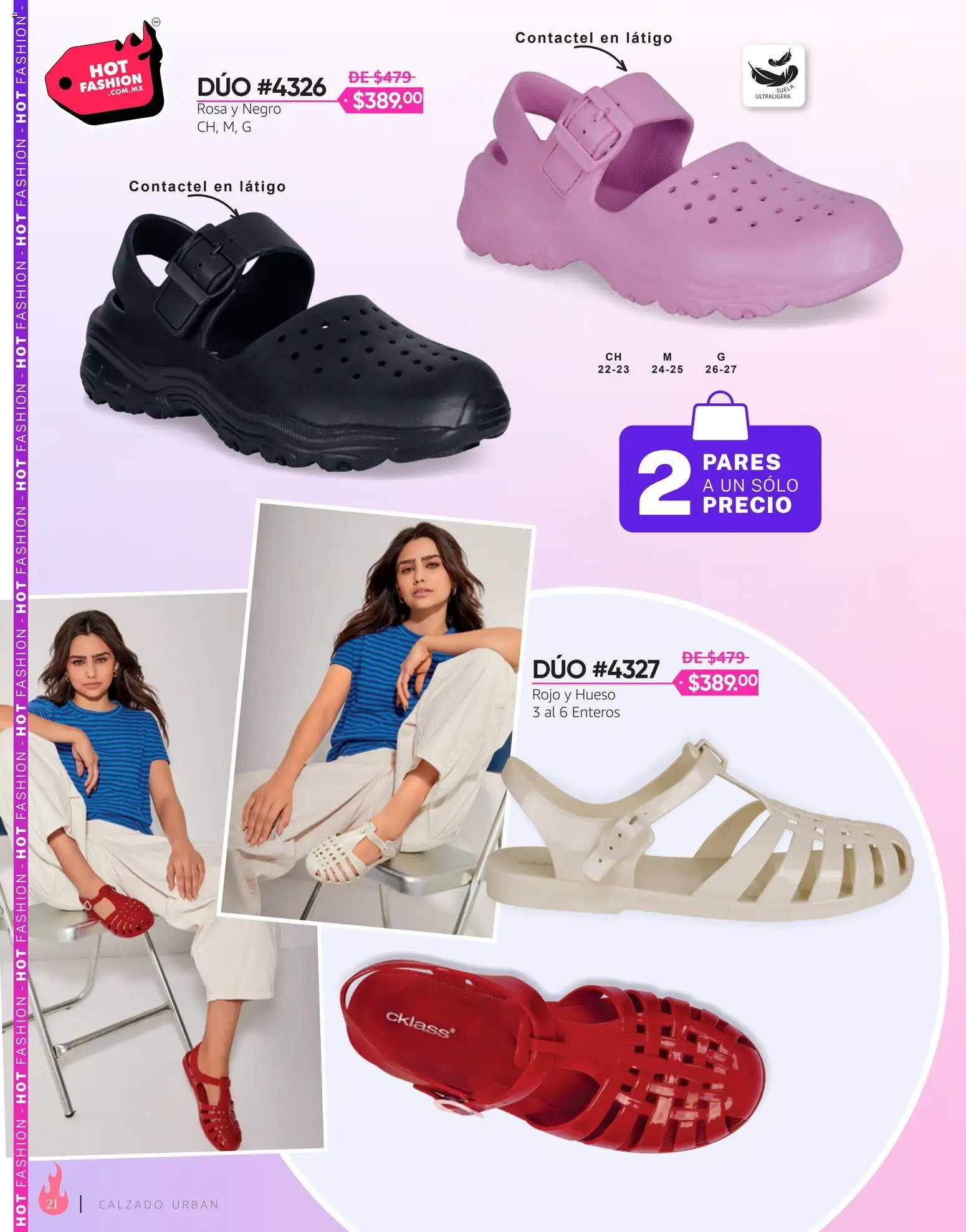 Vista previa las ofertas de la tienda Cklass - Cklass catálogo Hot Fashion Calzado desde el 03/08/2026 