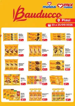Pré-Visualização do folheto "Mateus ofertas Bauducco" da loja Mateus válido a partir de 23/09/2026