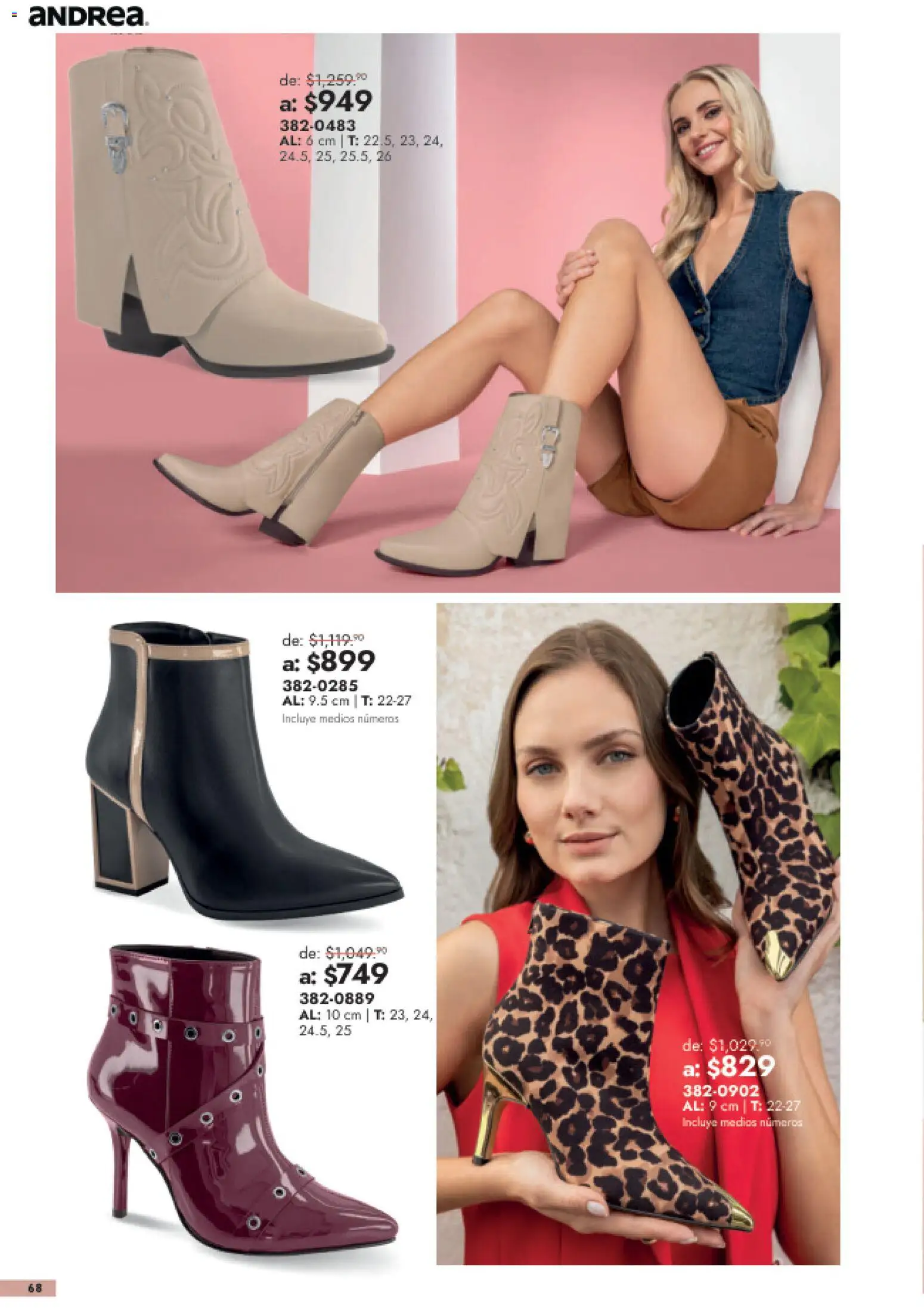 Vista previa las ofertas de la tienda Andrea - Andrea catálogo Outlet desde el 26/07/2026 