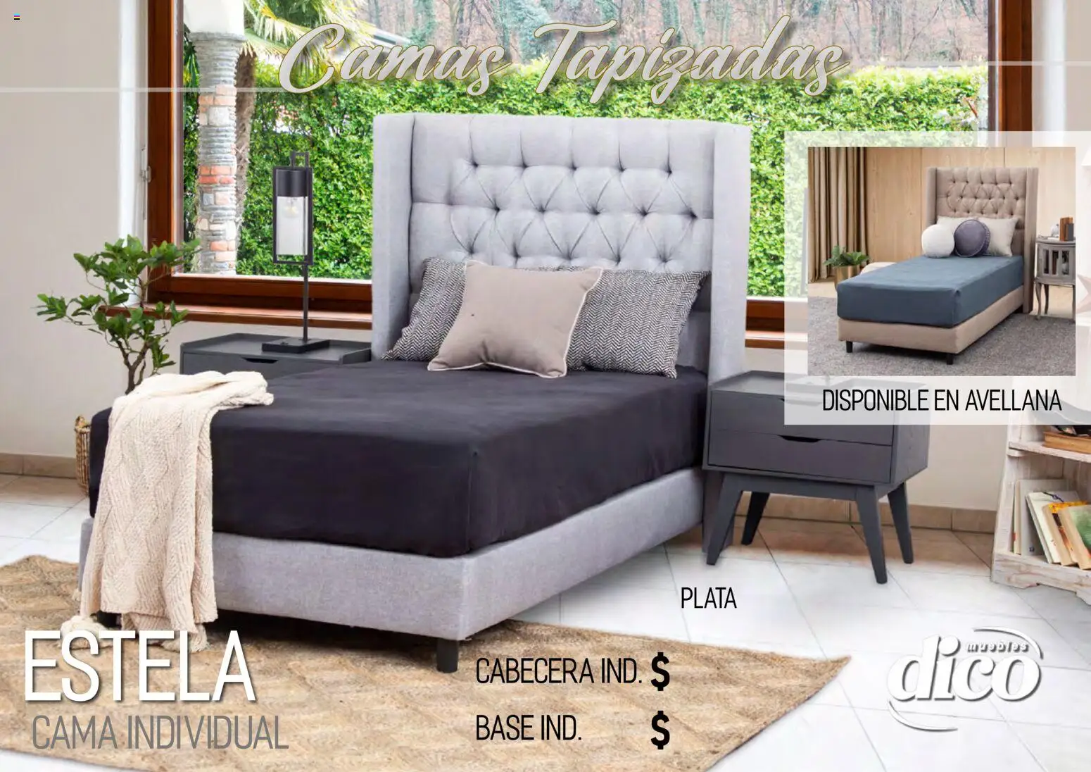 Vista previa las ofertas de la tienda Muebles Dico - Muebles Dico catálogo Camas tapizadas desde el 01/04/2026 