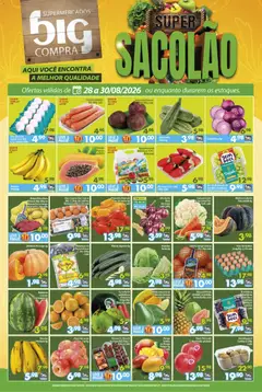Pré-Visualização do folheto "Big Compra ofertas Sacolão" da loja Big Compra válido a partir de 28/08/2026