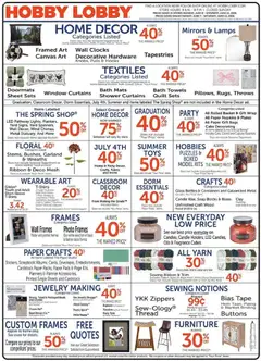 Ad Preview of Hobby Lobby Hobby Lobby Weekly Ad from 06/07/2026
