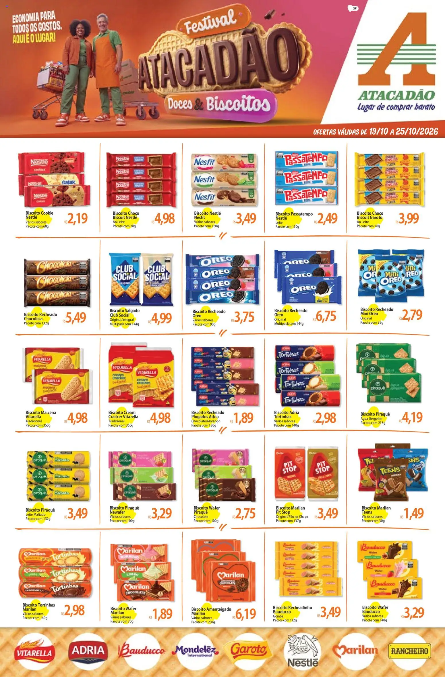 Pré-Visualização do folheto "Atacadão ofertas - SP" da loja Atacadão válido a partir de 19/10/2026