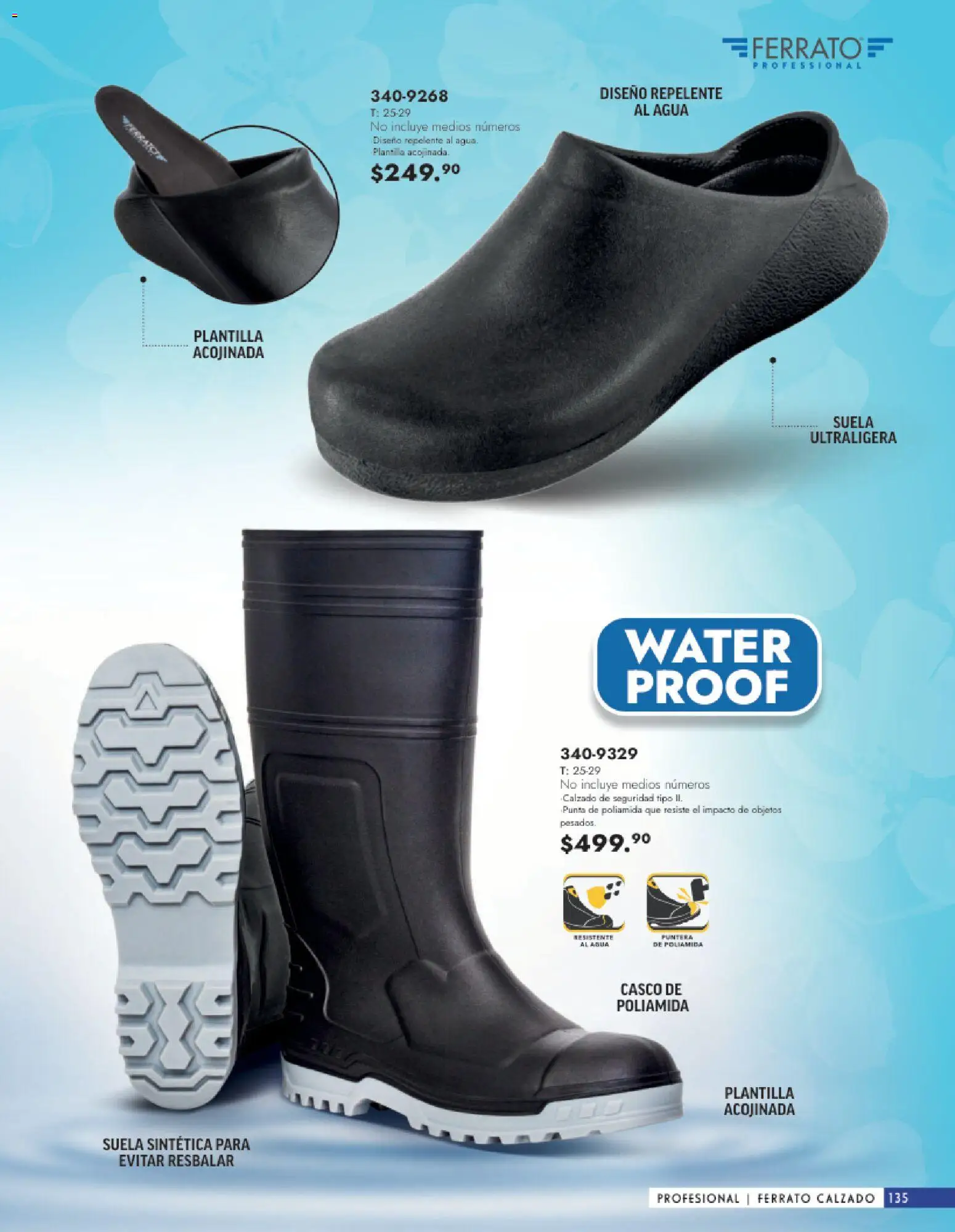Vista previa las ofertas de la tienda Andrea - Catálogo Calzado Caballero desde el 25/01/2026 - Agua, Repelente