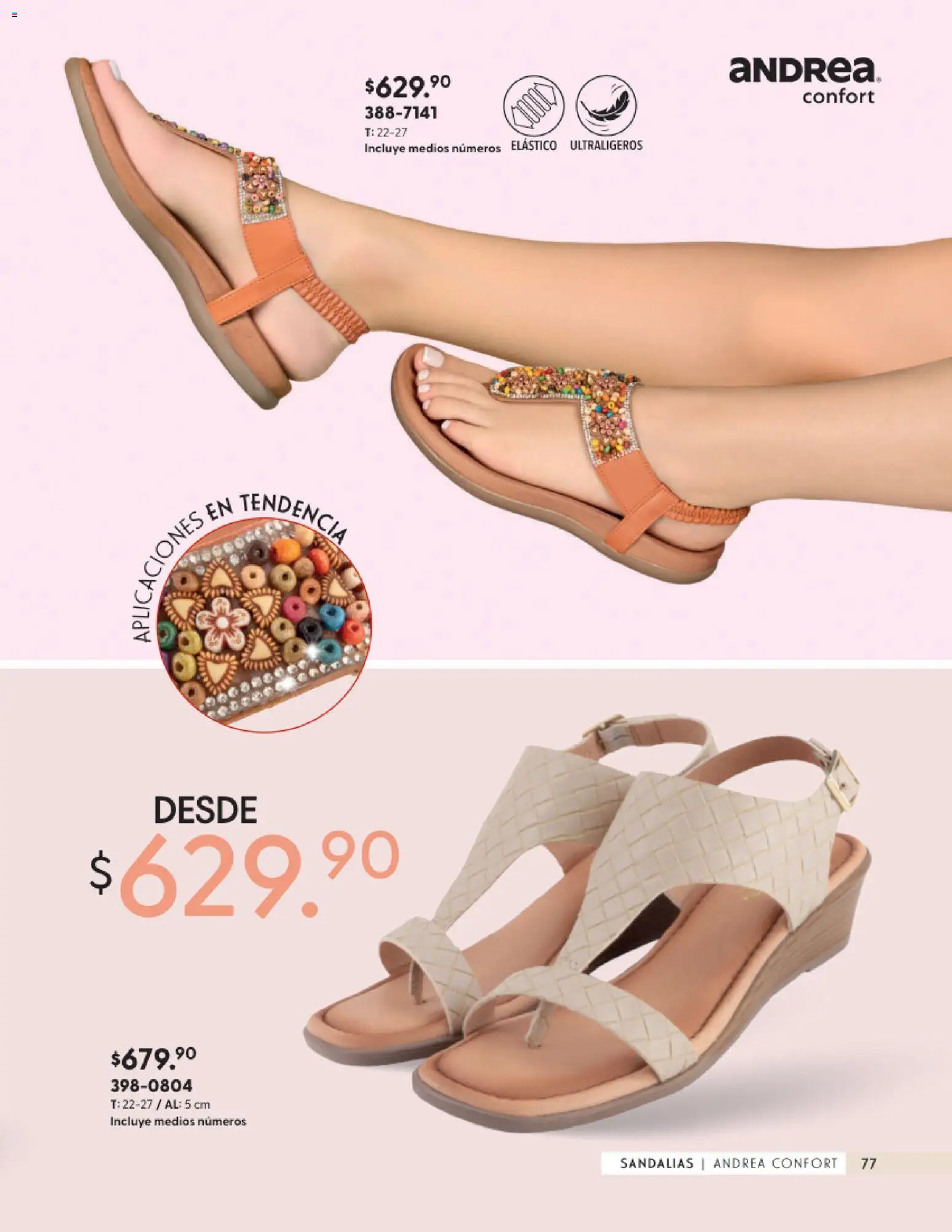 Vista previa las ofertas de la tienda Andrea - Andrea catálogo Calzado Confort desde el 23/08/2026 