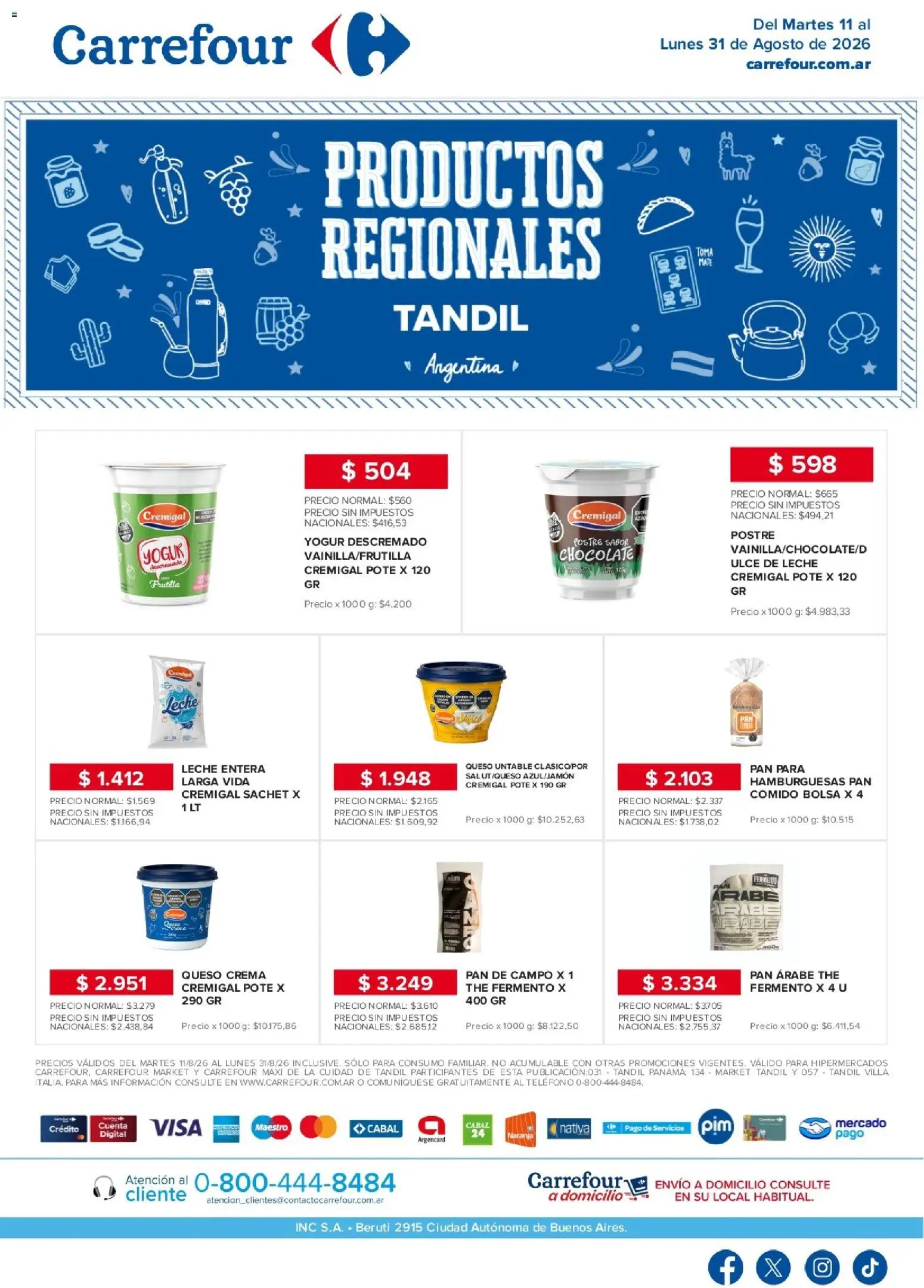 Vista previa del folleto de la tienda Carrefour válido desde el 11/08/2026 