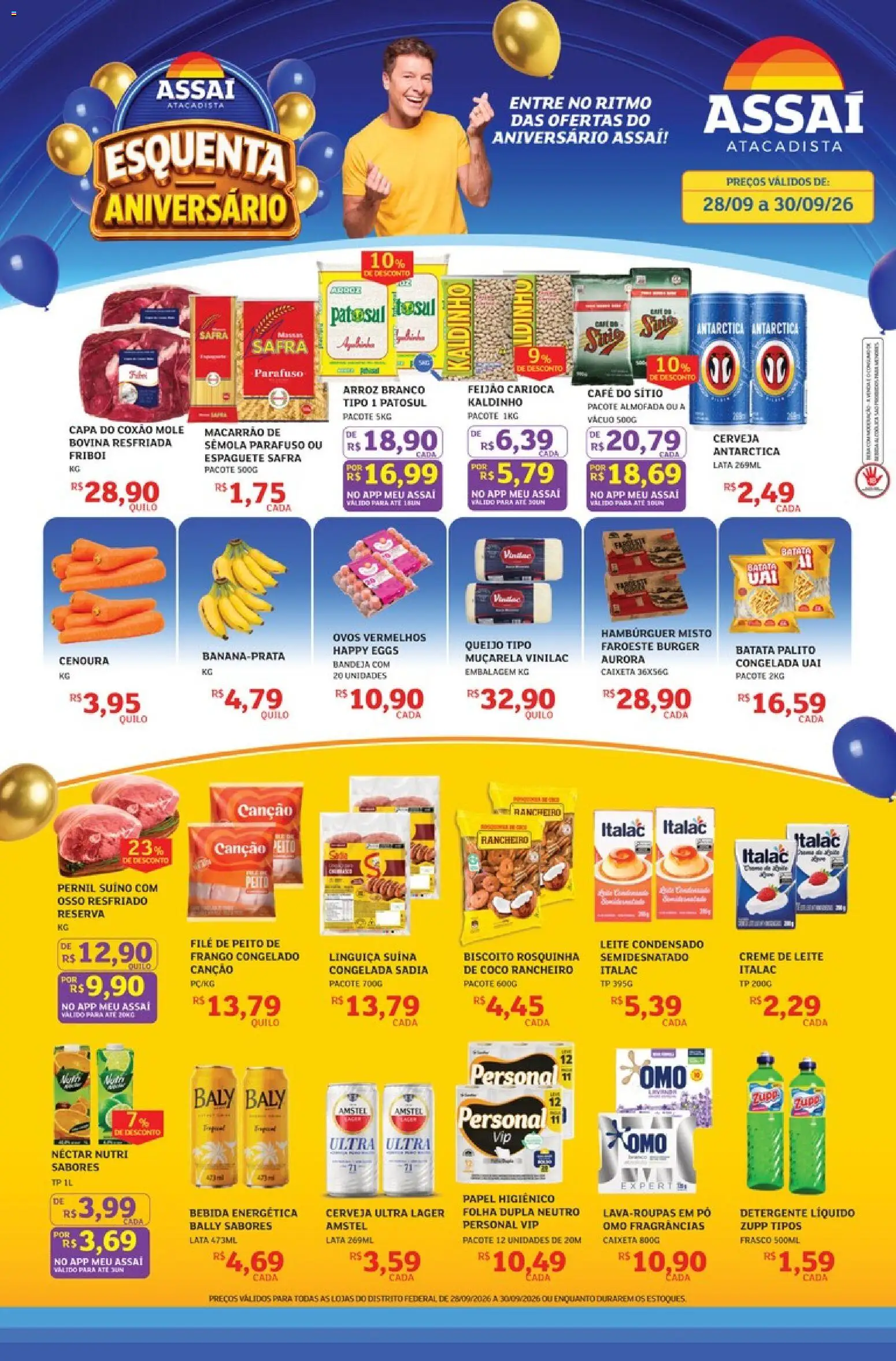 Pré-Visualização do folheto "Assaí Atacadista ofertas - DF" da loja Assaí Atacadista válido a partir de 28/09/2026