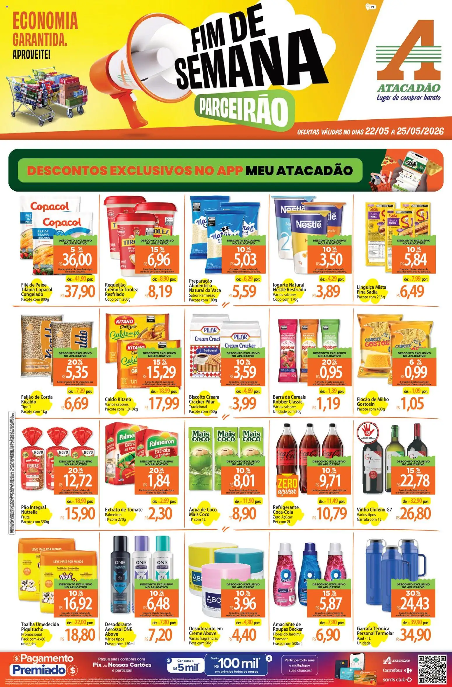 Pré-Visualização do folheto "Atacadão ofertas - PE" da loja Atacadão válido a partir de 22/05/2026