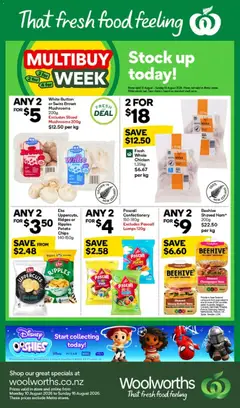 Preview of catalogue Woolworths South Island catalogue from shop Woolworths valid 10 Aug 2026