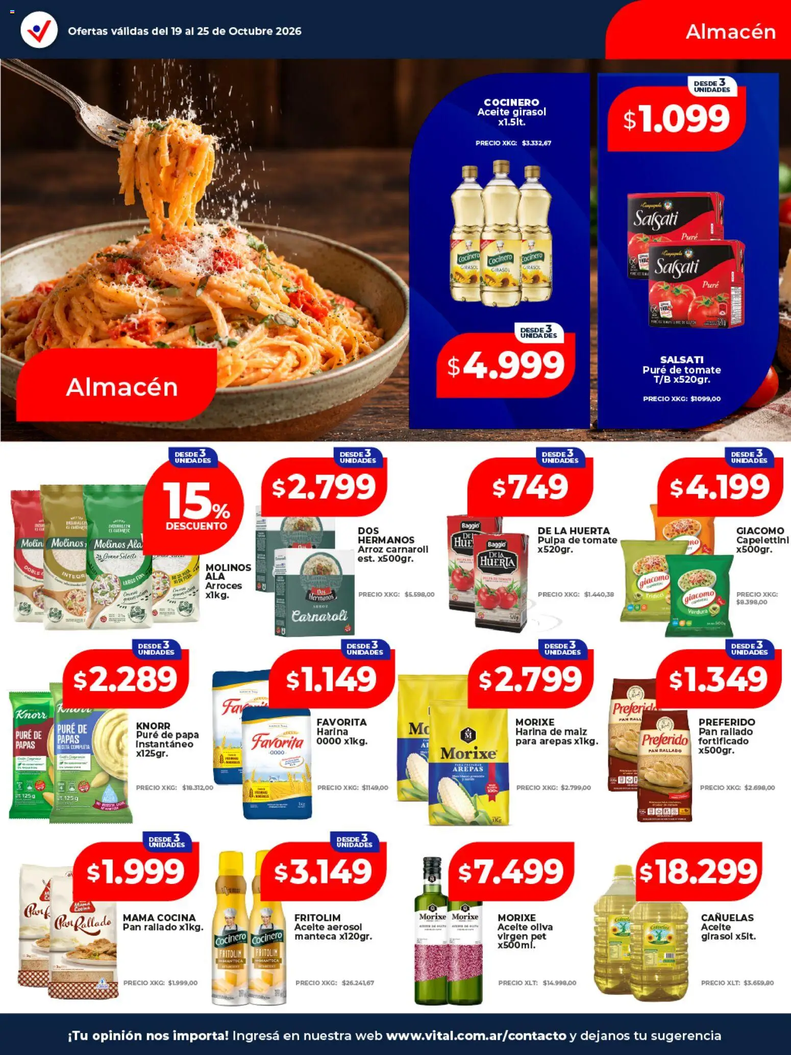 Vista previa del folleto de la tienda Vital válido desde el 19/10/2026 