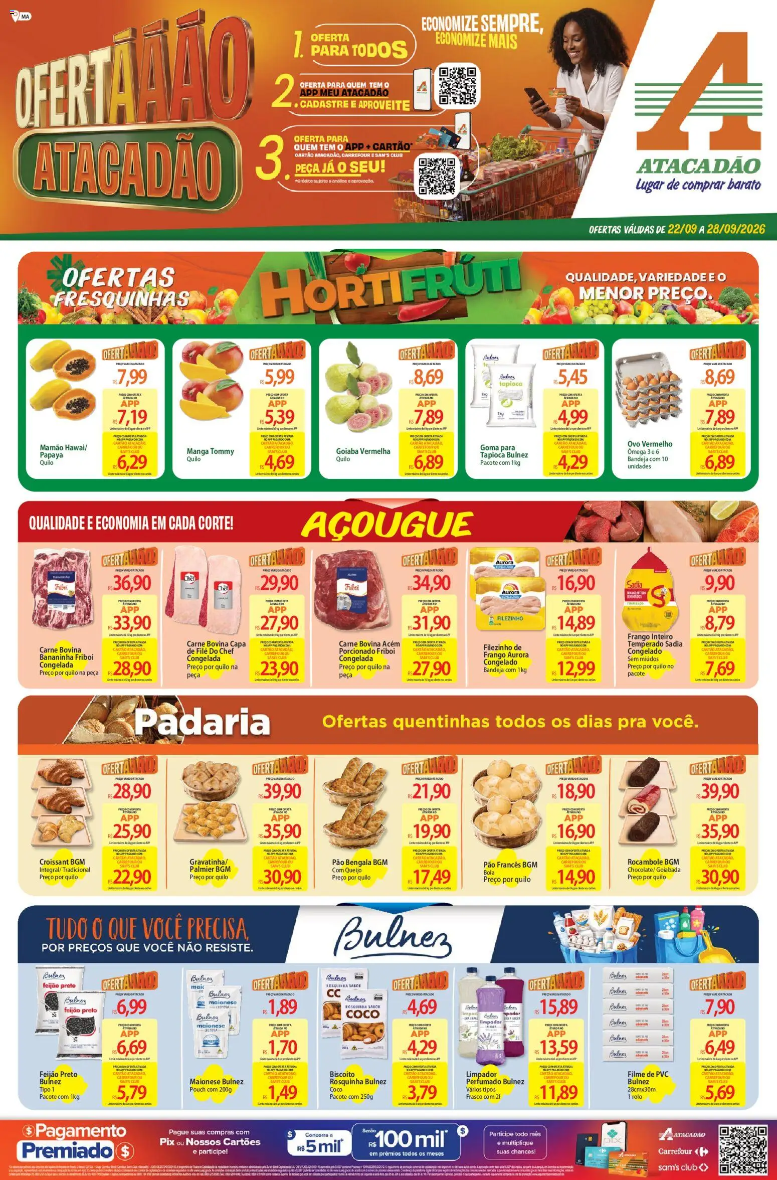 Pré-Visualização do folheto "Atacadão ofertas - MA" da loja Atacadão válido a partir de 22/09/2026
