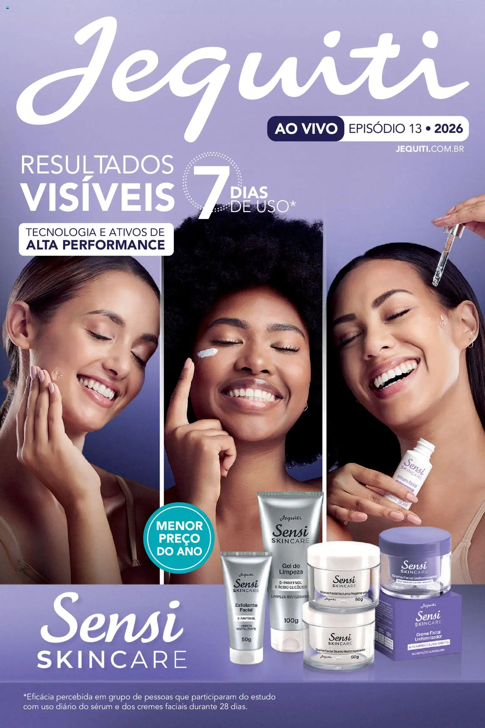 Pré-Visualização do folheto "Jequiti - Revista 13/2026" da loja Jequiti válido a partir de 17/09/2026