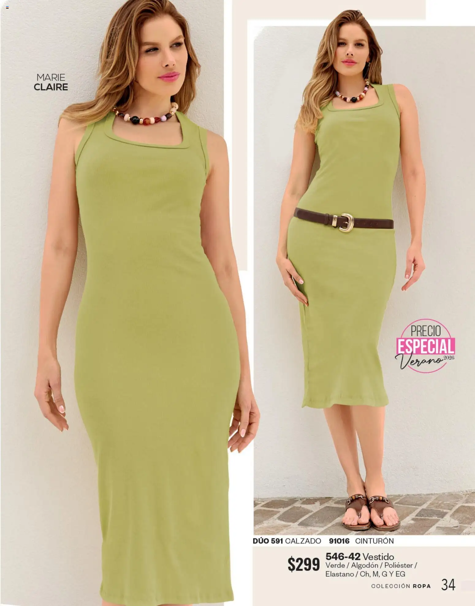 Vista previa las ofertas de la tienda Cklass - Cklass catálogo Novedades de verano calzado desde el 01/05/2026 - Vestido, Ropa, Algodón, Cinturón