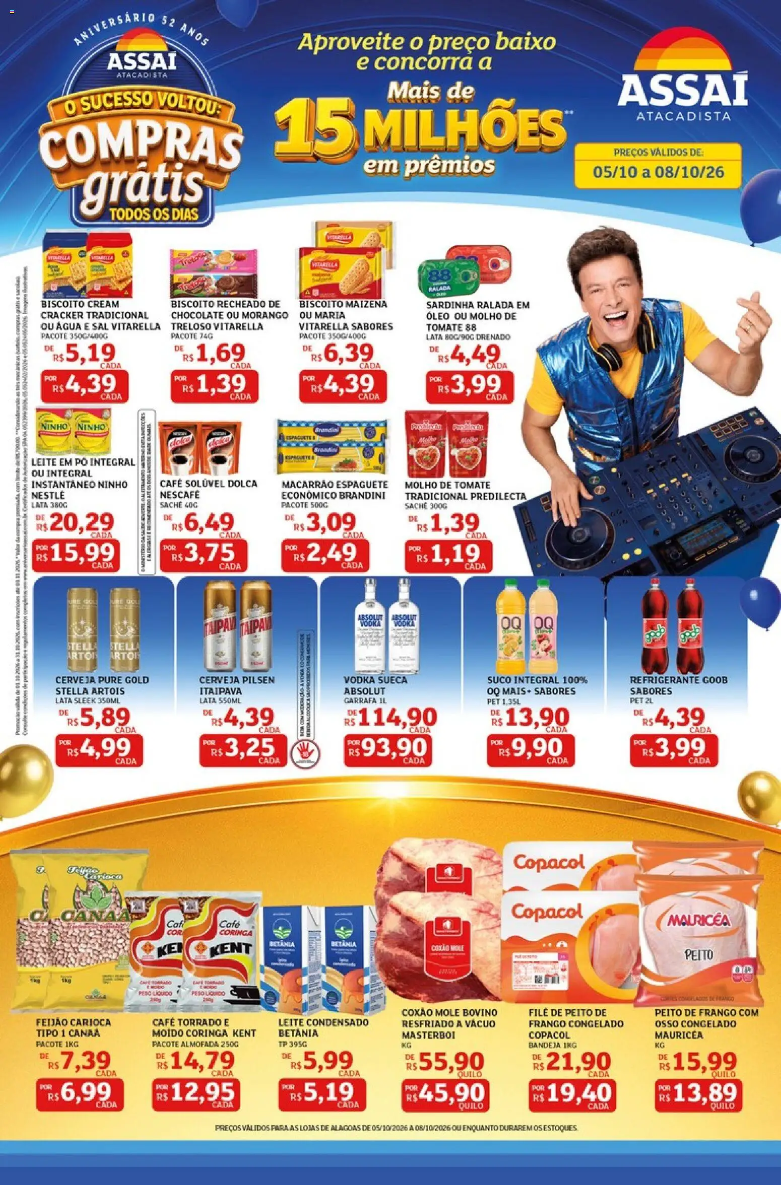 Pré-Visualização do folheto "Assaí Atacadista ofertas - AL" da loja Assaí Atacadista válido a partir de 05/10/2026