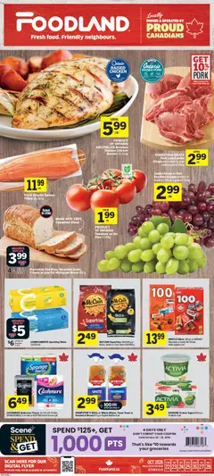 Preview of leaflet Foodland weekly flyer / circulaire from shop Foodland is valid from Oct 22, 2026