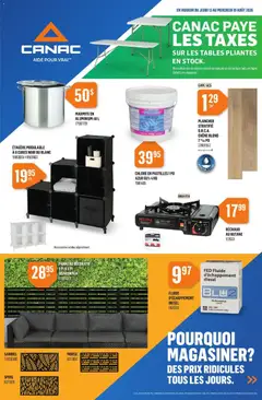 Preview of leaflet Canac circulaire from shop Canac is valid from Aug 13, 2026