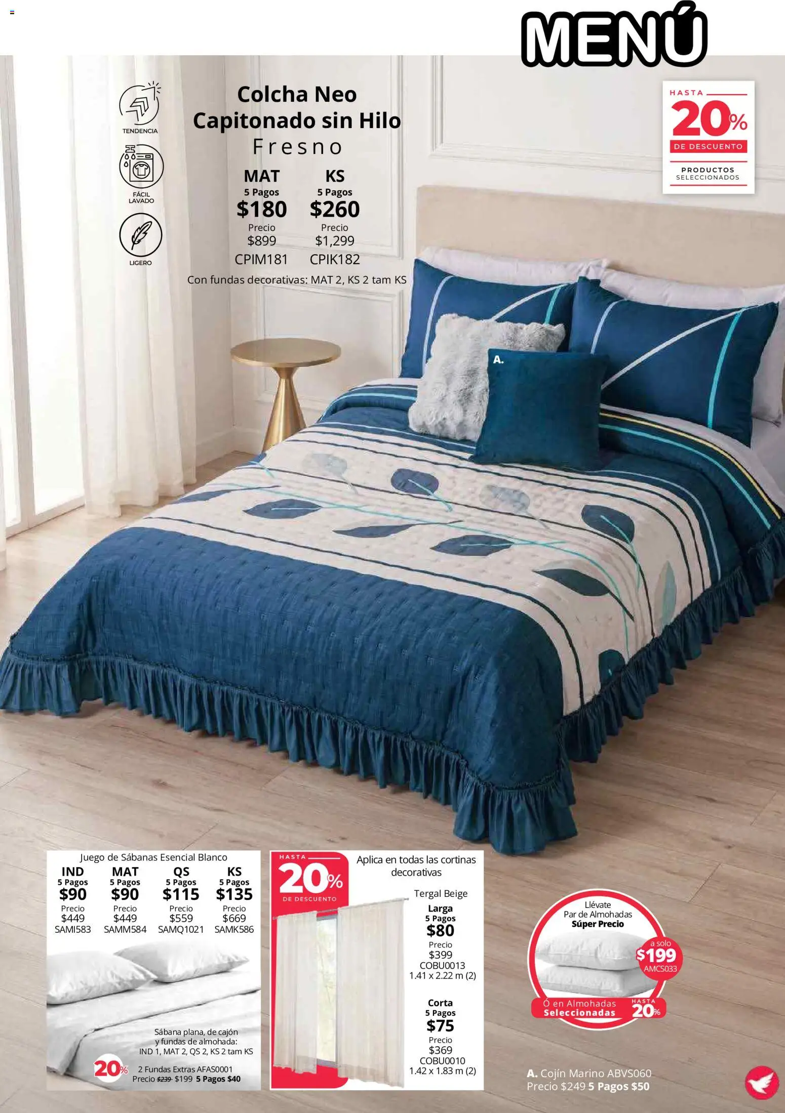 Vista previa las ofertas de la tienda Colchas Concord - Colchas Concord catálogo desde el 01/08/2026 