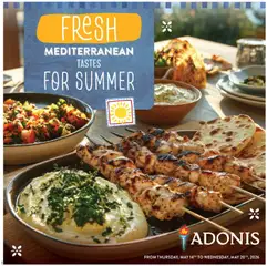 Preview of leaflet Adonis flyer - Fresh Mediterranean from shop Adonis is valid from May 14, 2026