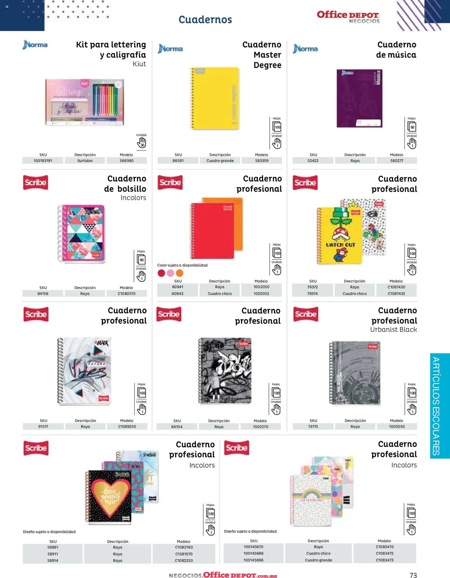 Vista previa las ofertas de la tienda Office Depot - Catálogo 2026 desde el 12/01/2026 
