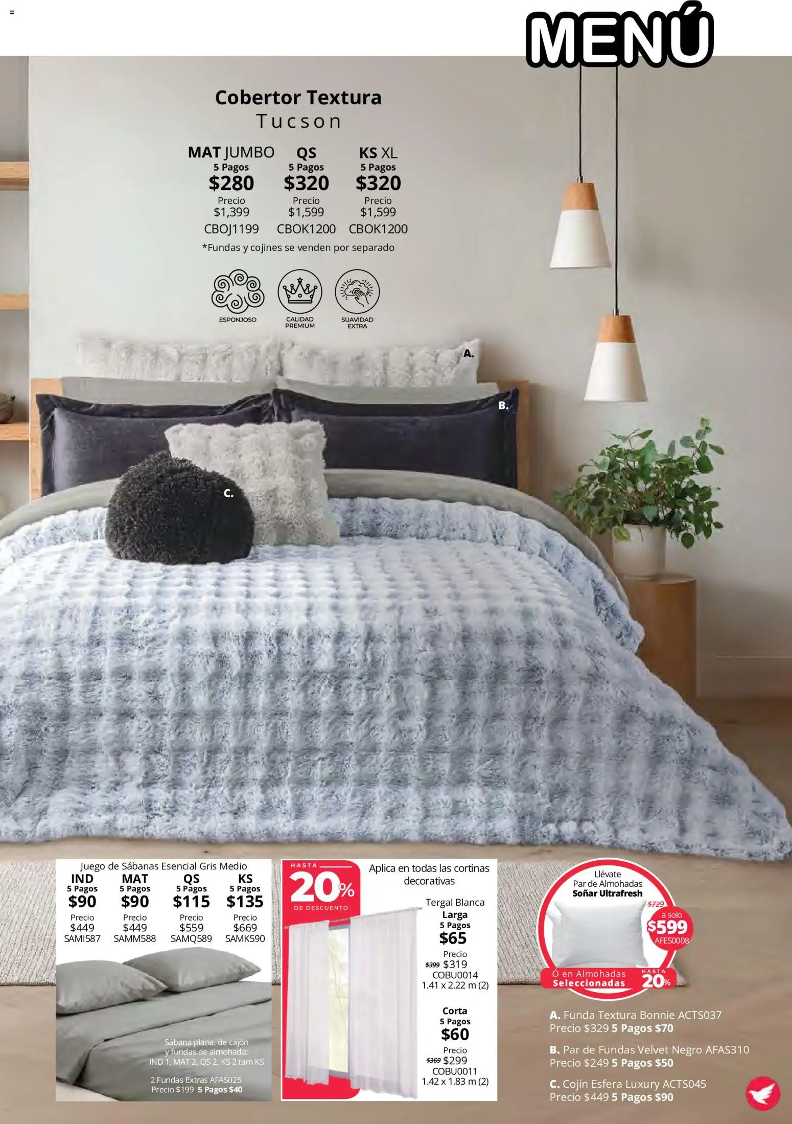 Vista previa las ofertas de la tienda Colchas Concord - Colchas Concord catálogo Colección Cobertor Calor de Hogar desde el 15/10/2026 