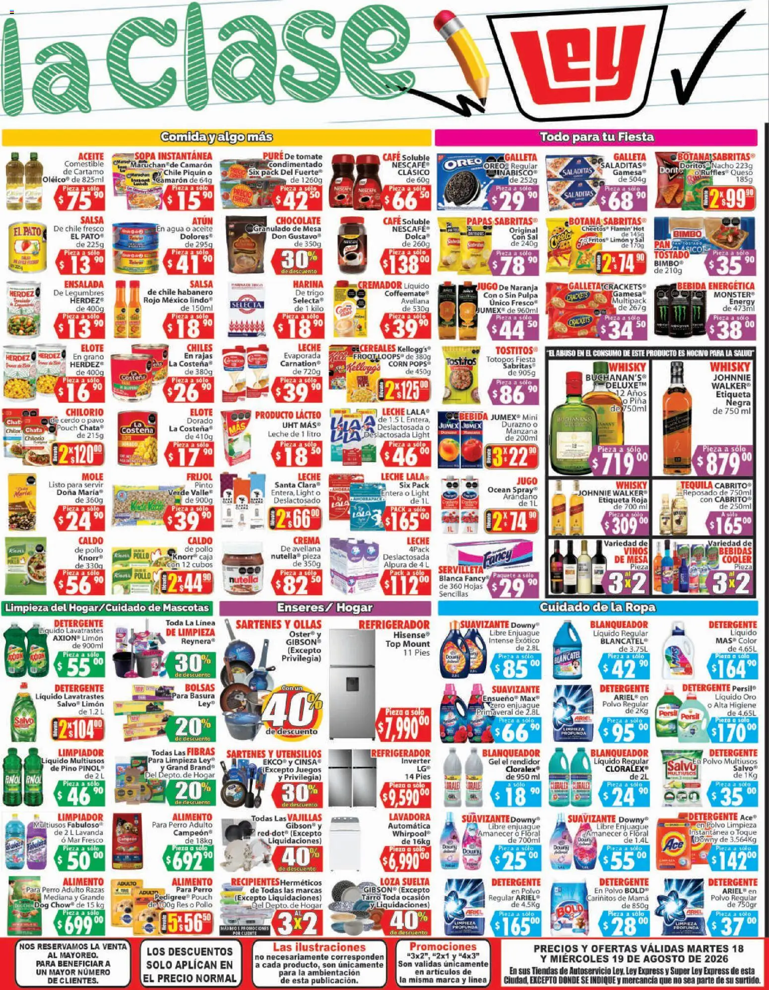 Vista previa las ofertas de la tienda Casa Ley - Casa Ley folleto Autoservicio desde el 18/08/2026 