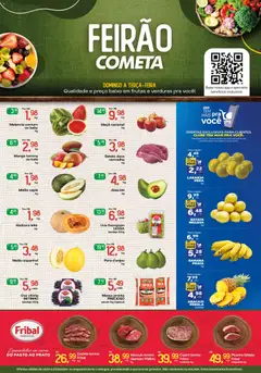 Pré-Visualização do folheto "Cometa Supermercados ofertas Feirão" da loja Cometa Supermercados válido a partir de 25/10/2026