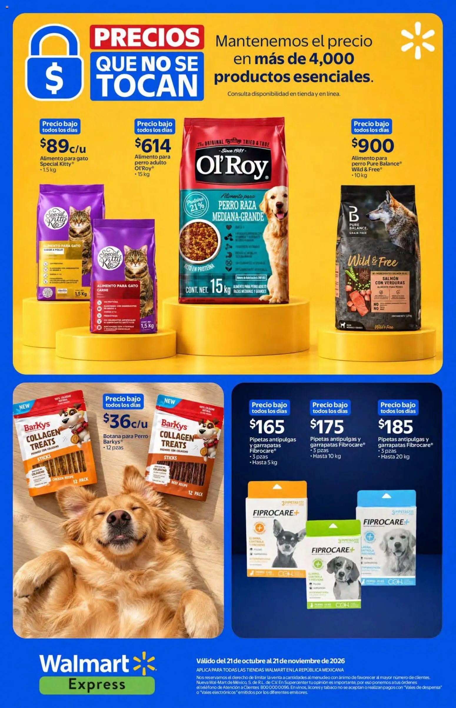 Vista previa las ofertas de la tienda Walmart Express - Walmart Express folleto Precios que no se tocan desde el 21/10/2026 