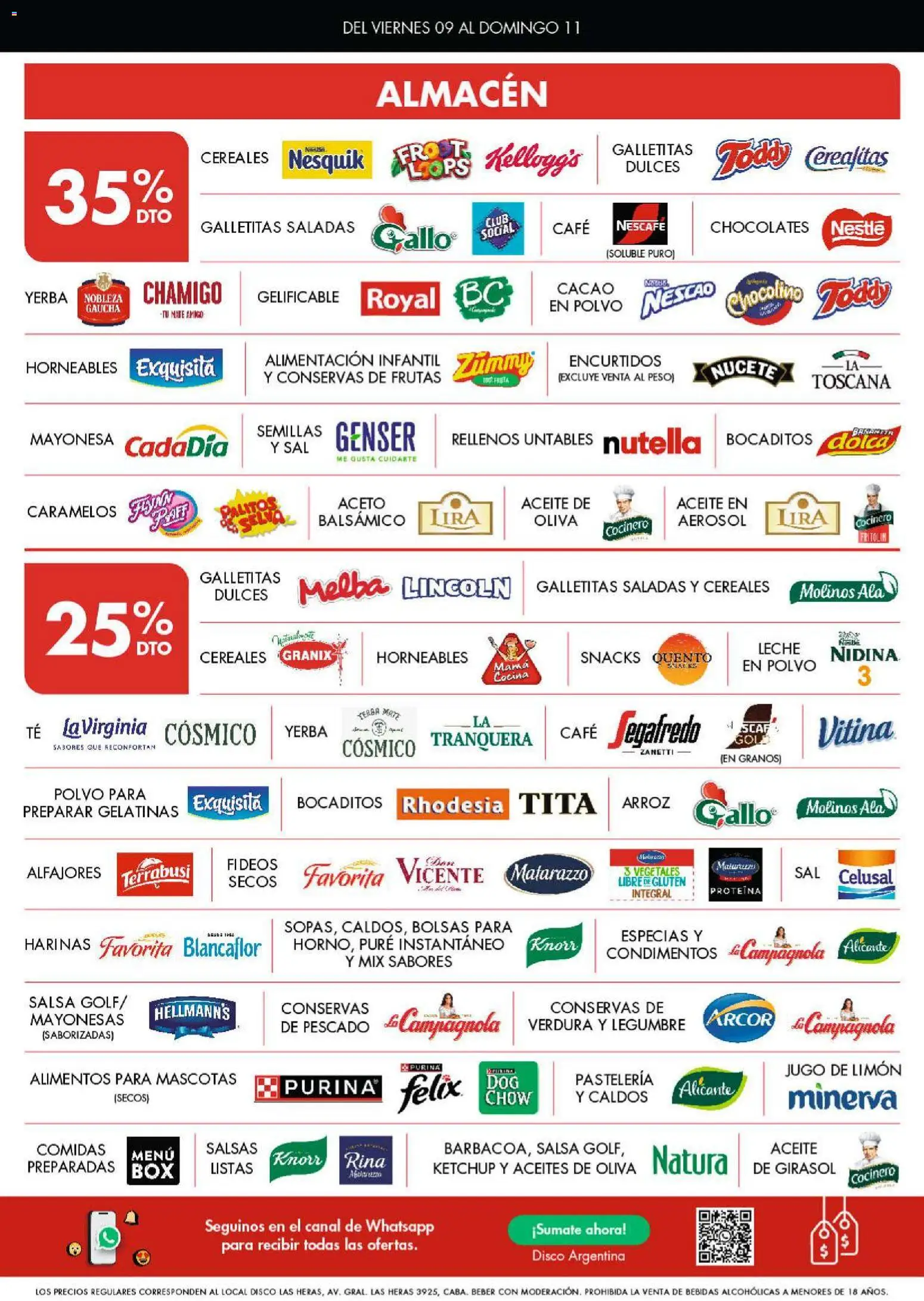 Vista previa del folleto de la tienda Disco válido desde el 09/10/2026 